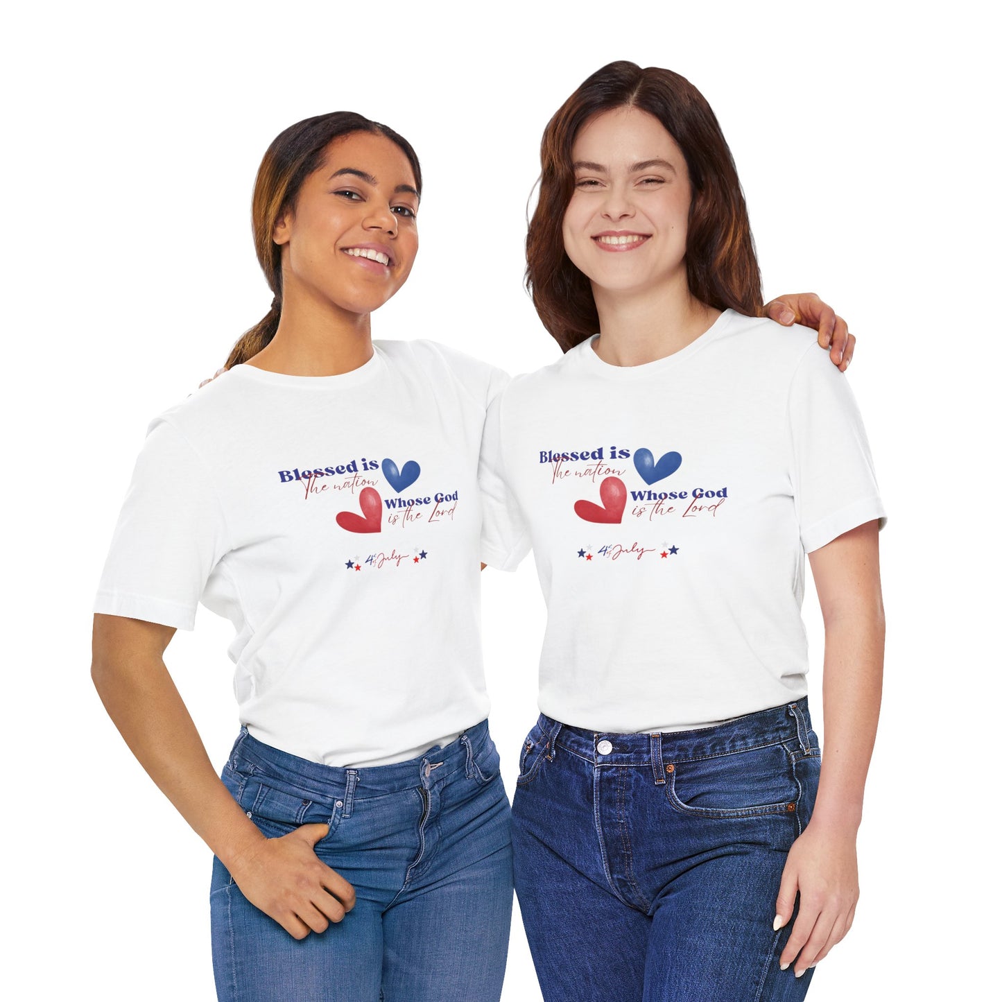 Blessed is the Nation Whose God is the Lord Unisex T-Shirt