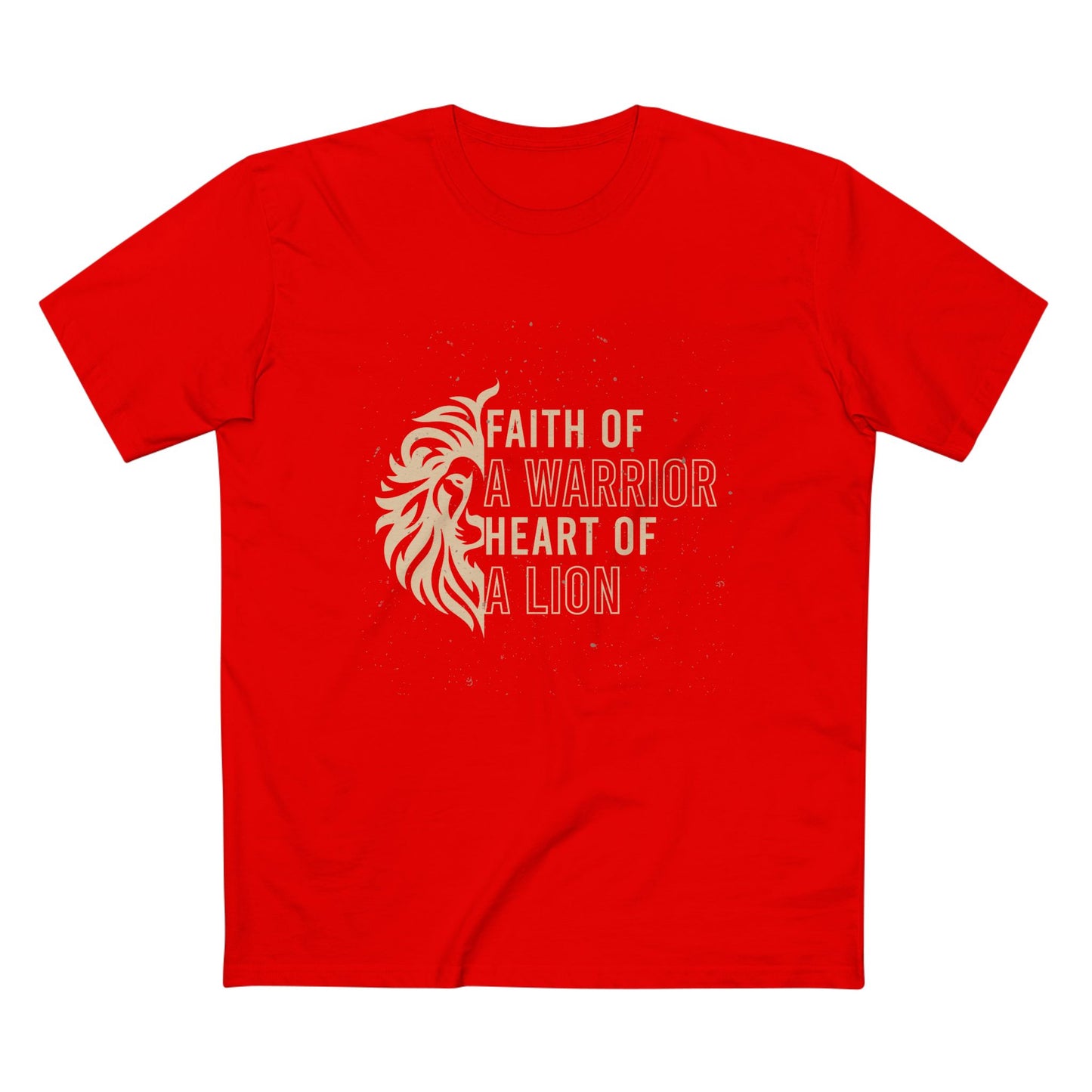 Faith of a Warrior Heart of a Lion T-shirt