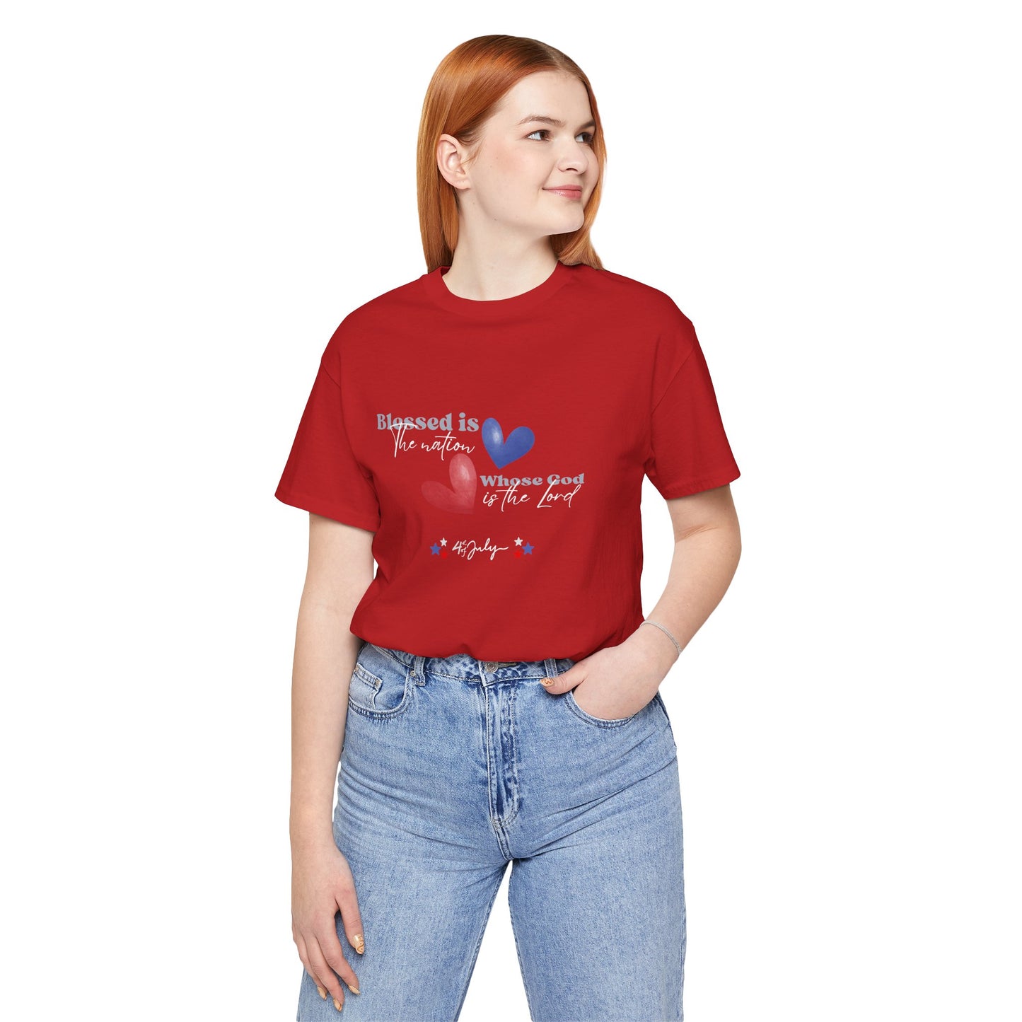 Blessed is the Nation Whose God is the Lord Unisex T-Shirt