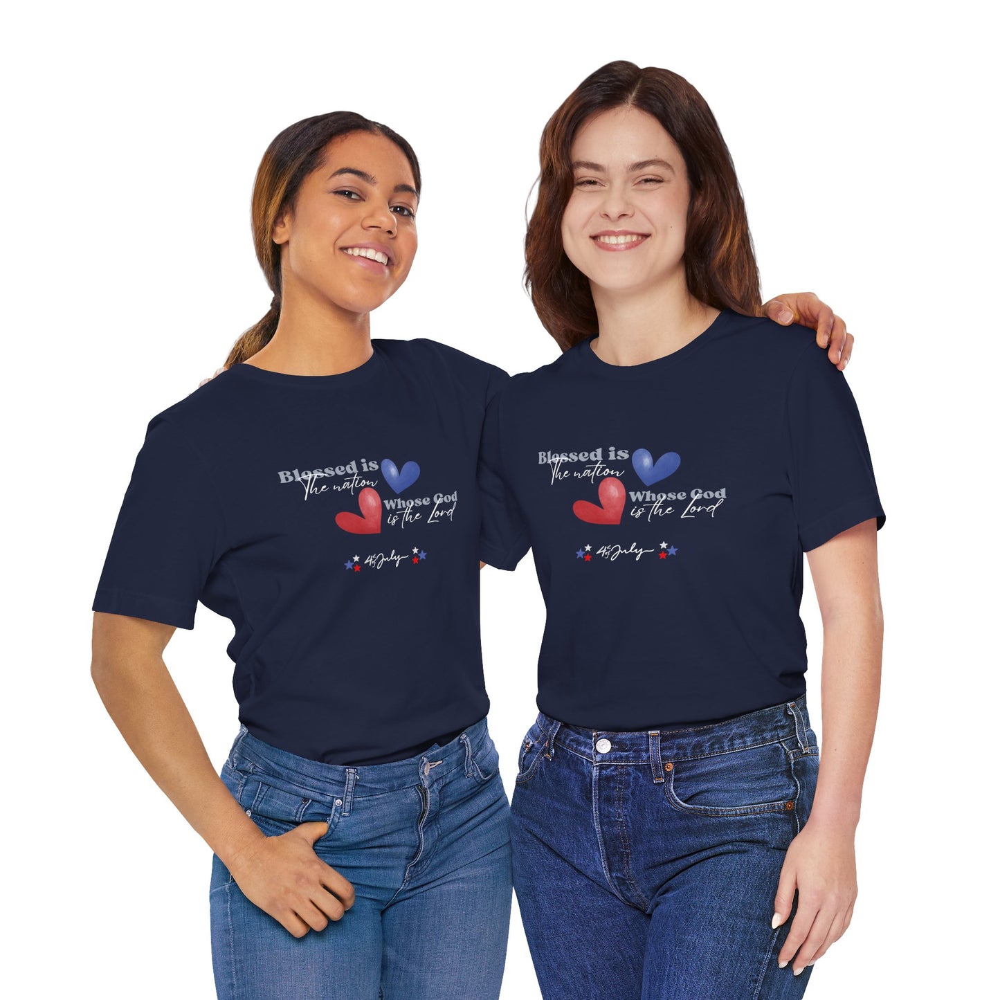 Blessed is the Nation Whose God is the Lord Unisex T-Shirt