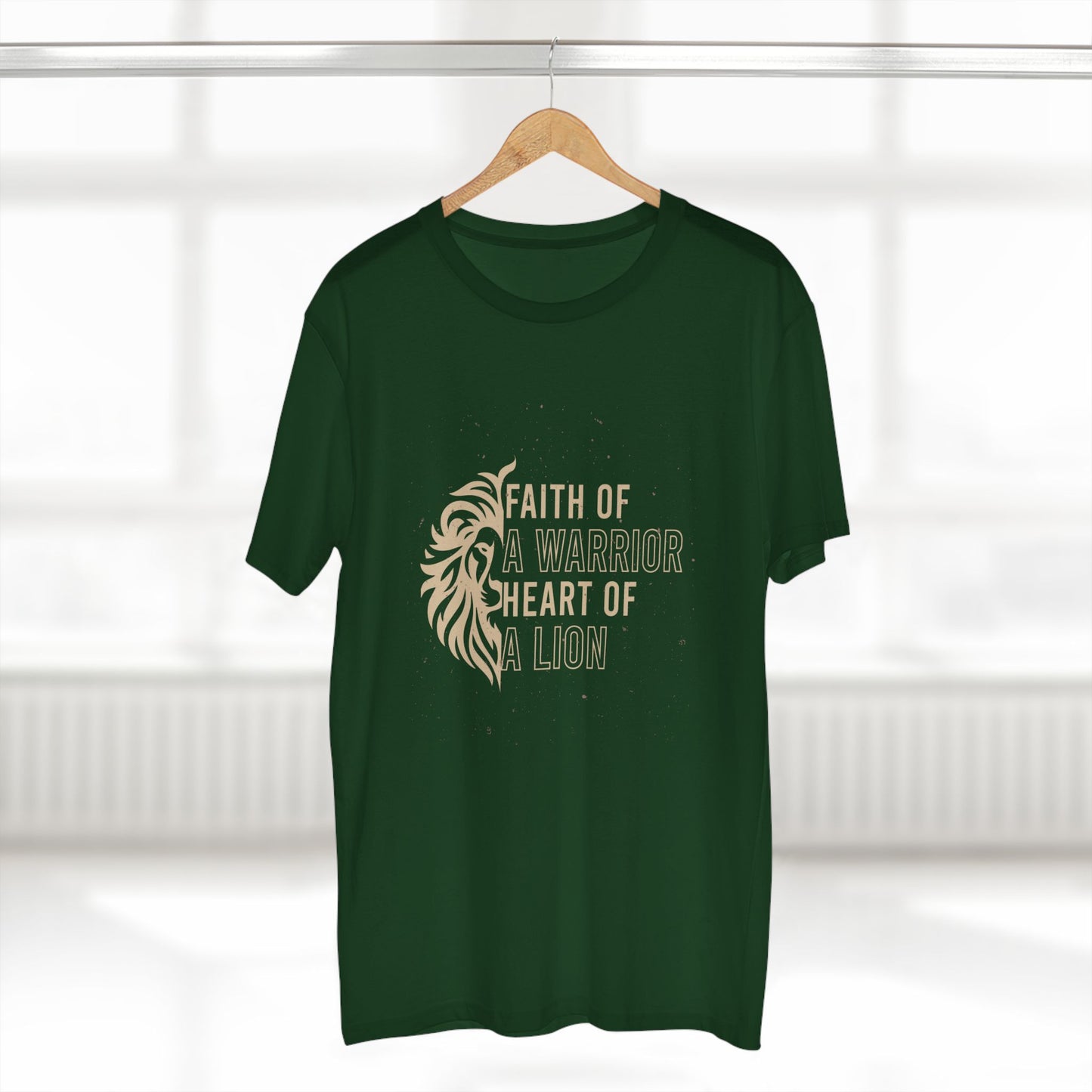 Faith of a Warrior Heart of a Lion T-shirt