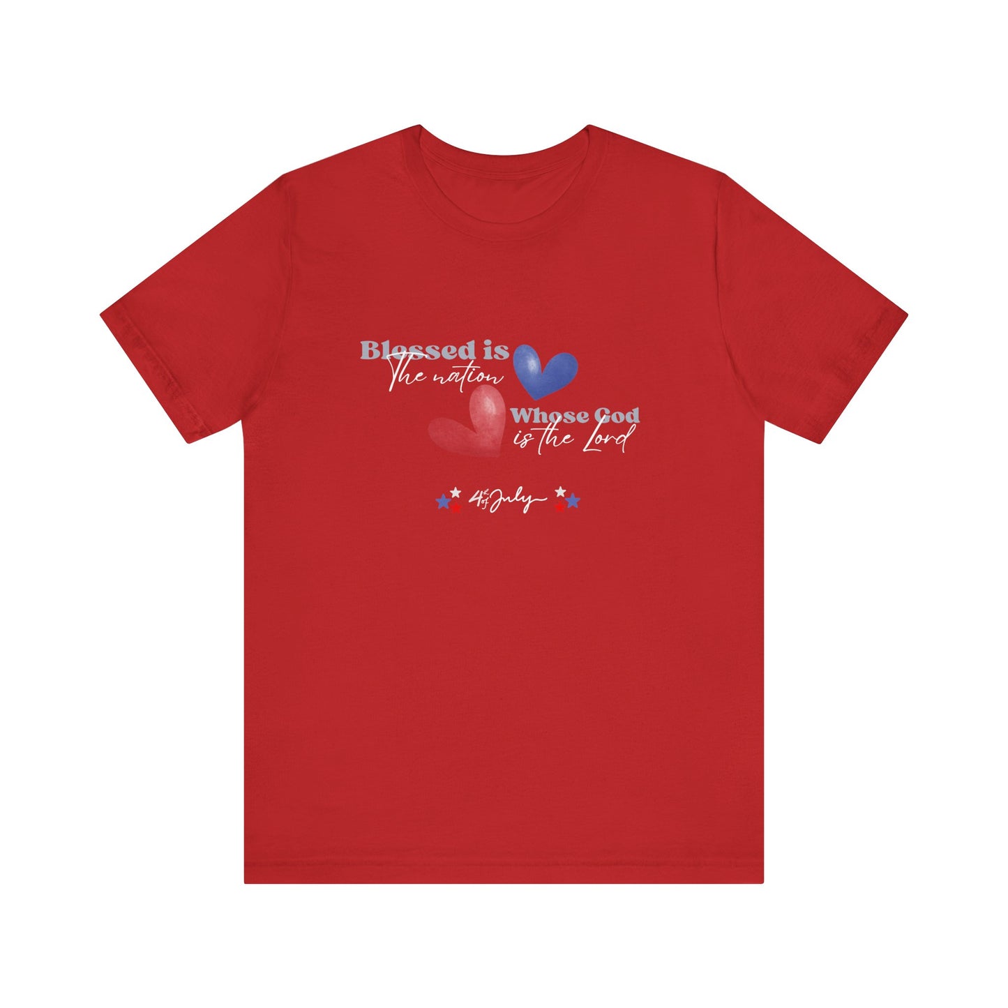 Blessed is the Nation Whose God is the Lord Unisex T-Shirt