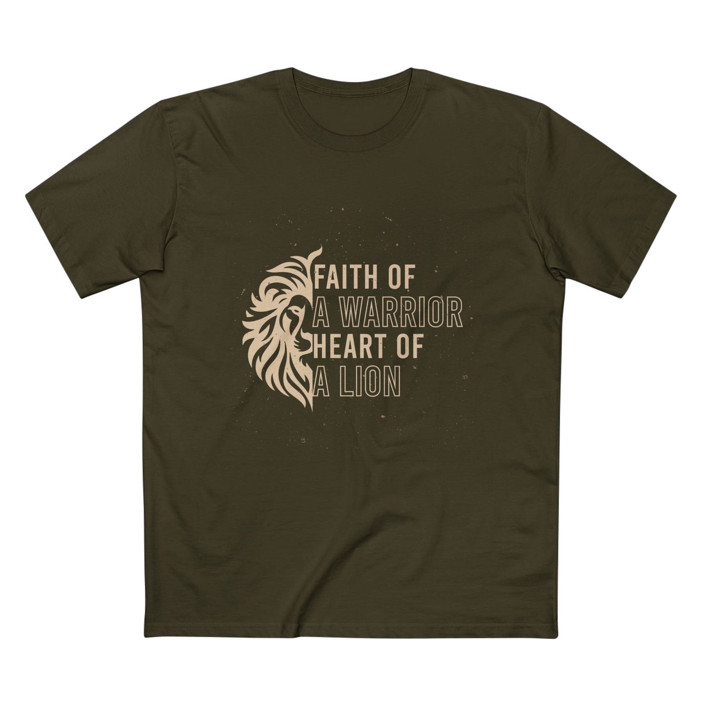 Faith of a Warrior Heart of a Lion T-shirt