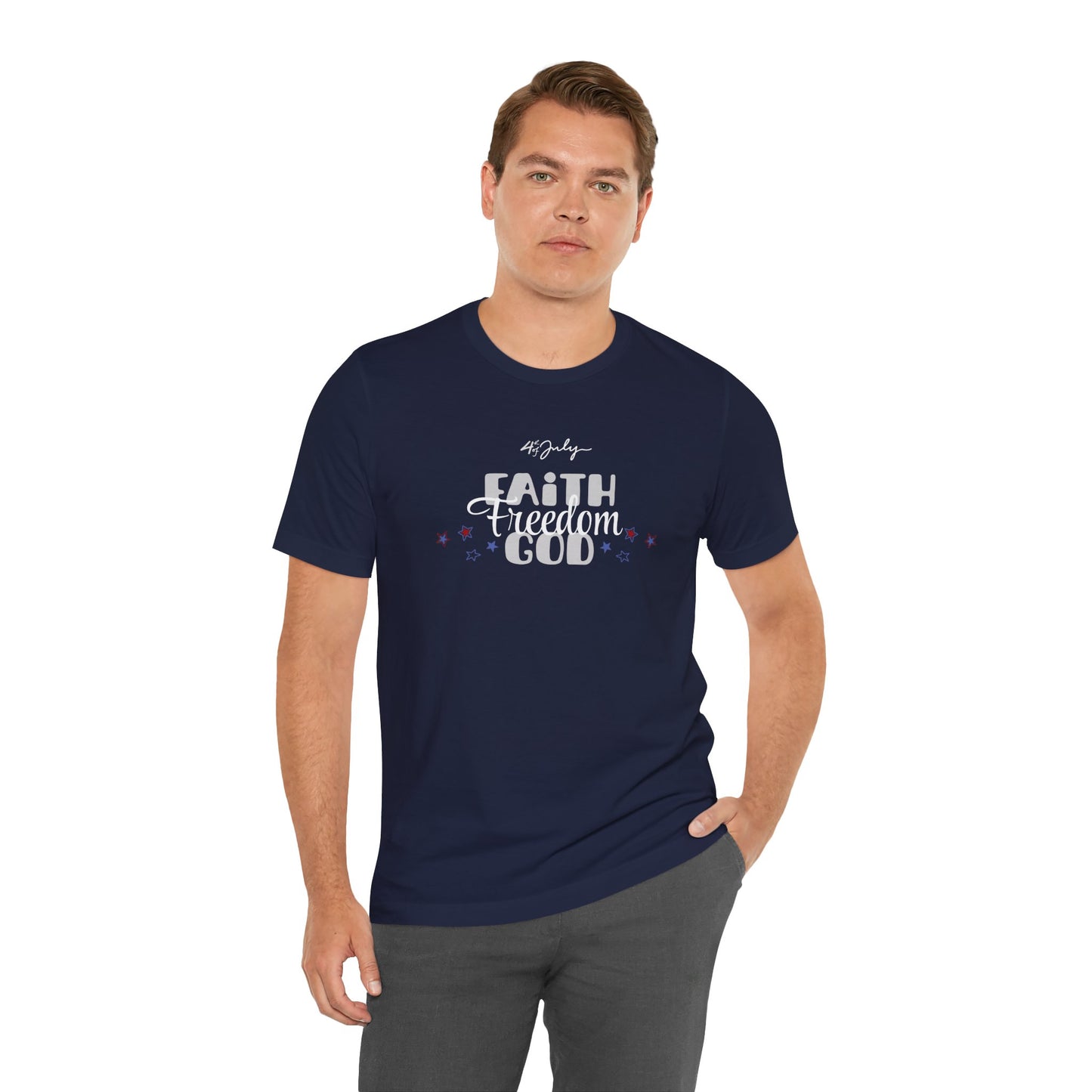 Faith, Freedom, God Unisex T-Shirt