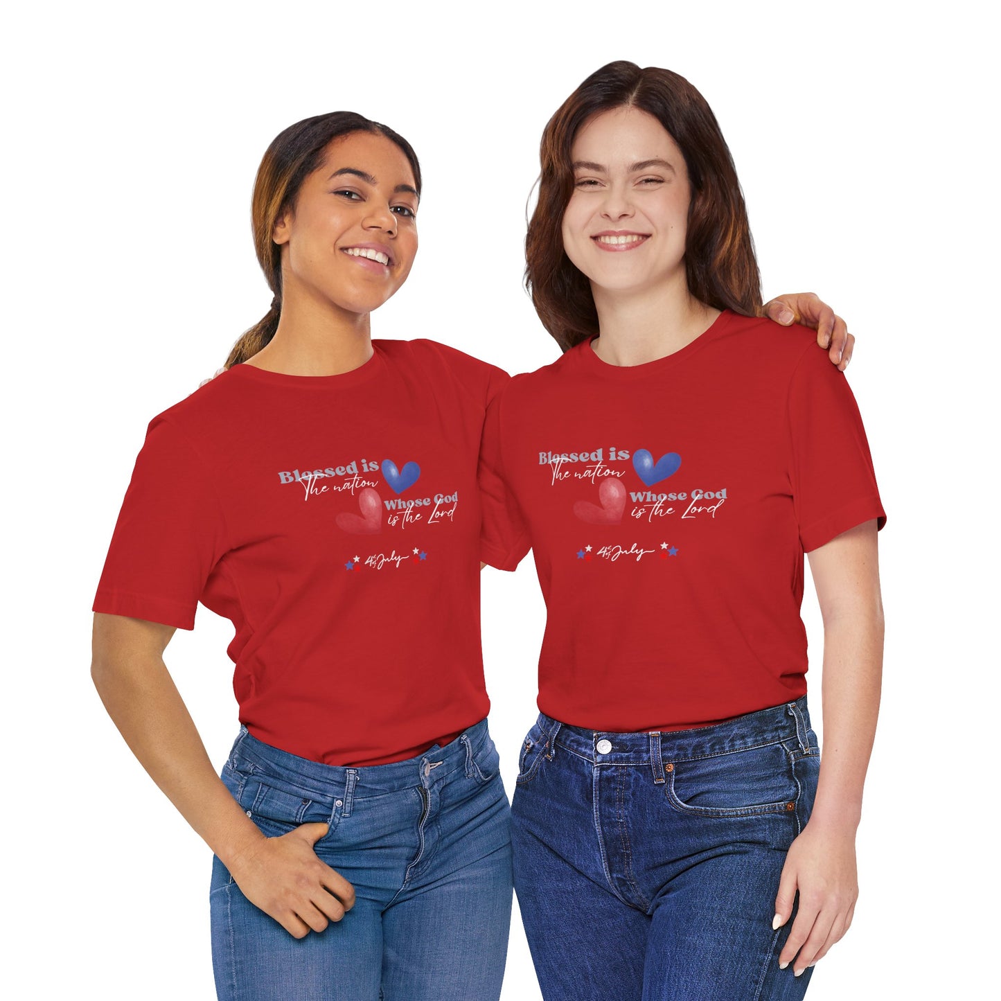 Blessed is the Nation Whose God is the Lord Unisex T-Shirt