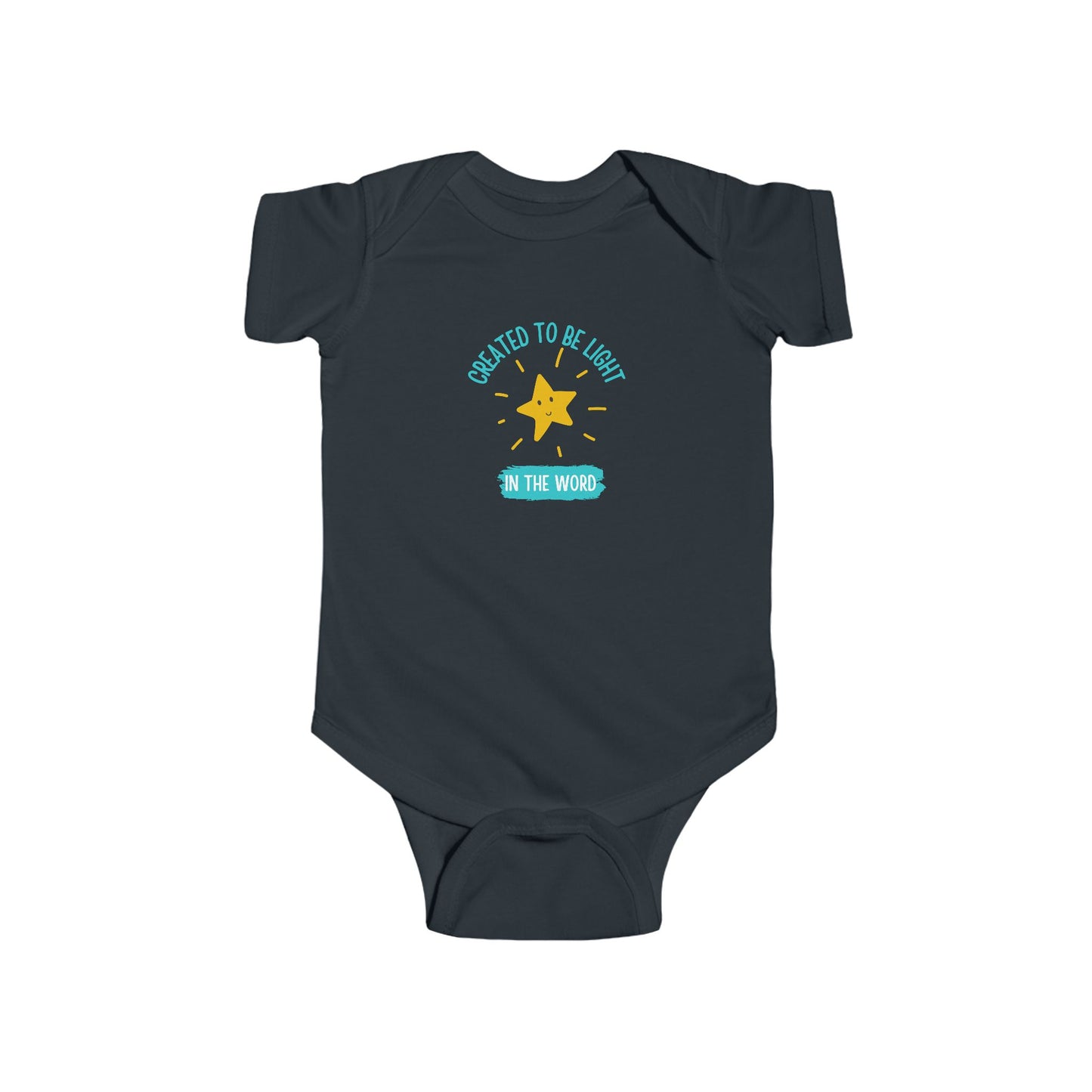 Created To Be Light In The World - Baby Bodysuit