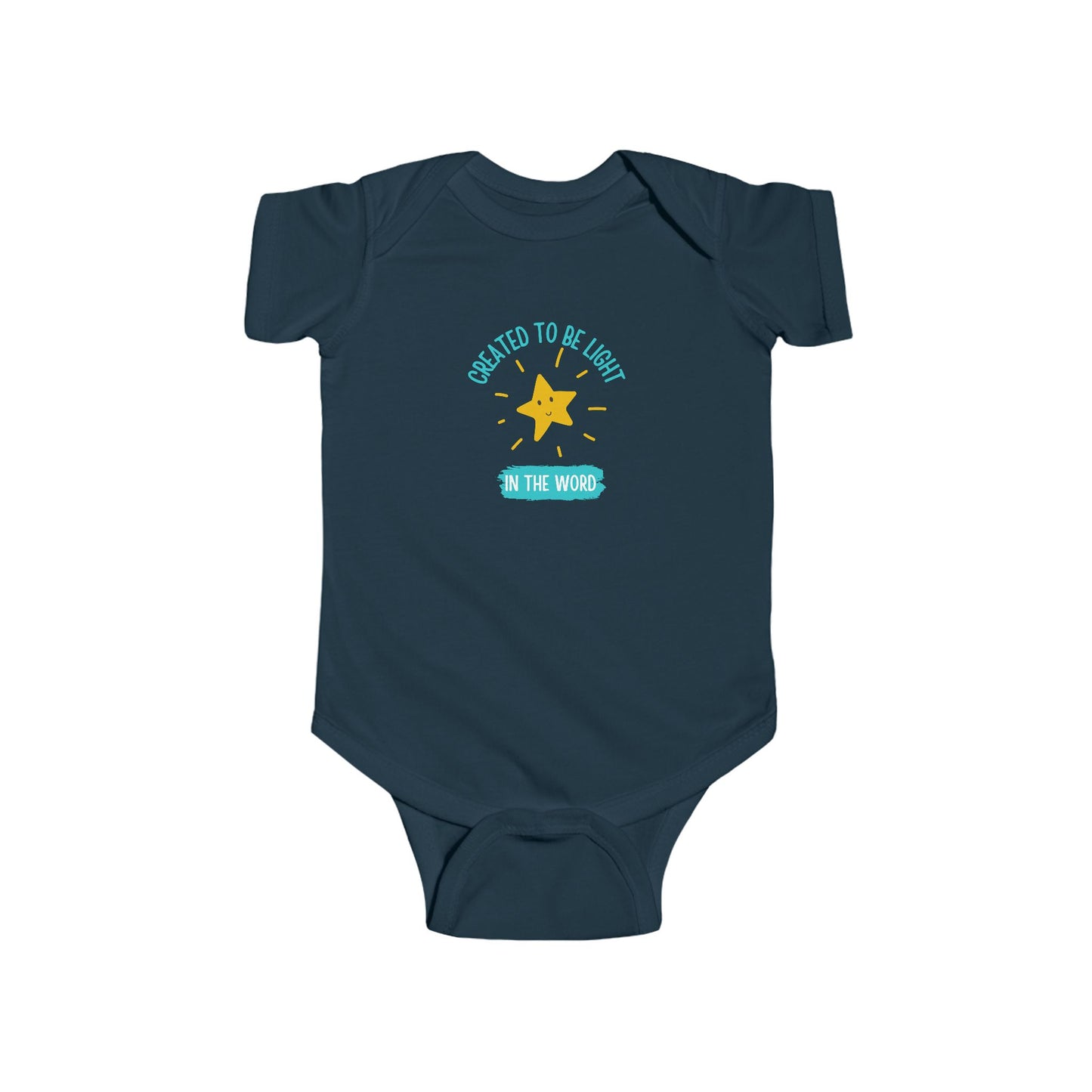 Created To Be Light In The World - Baby Bodysuit