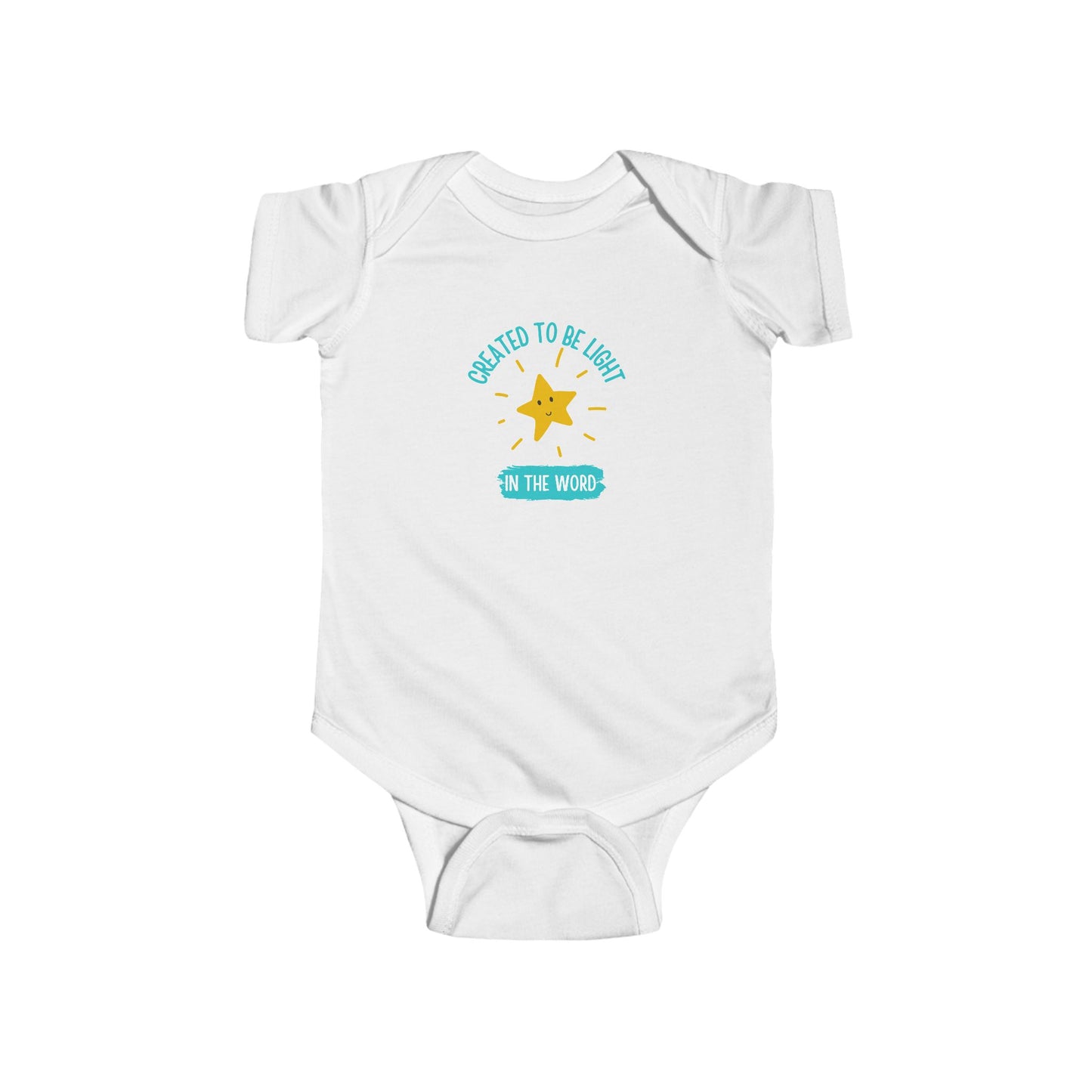 Created To Be Light In The World - Baby Bodysuit