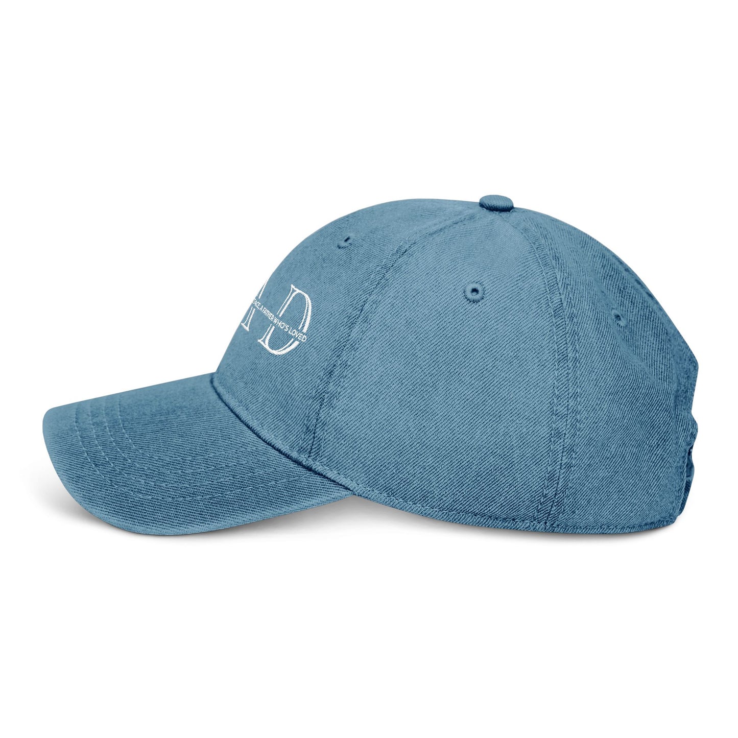 Dad, Man of Prayer Denim Hat