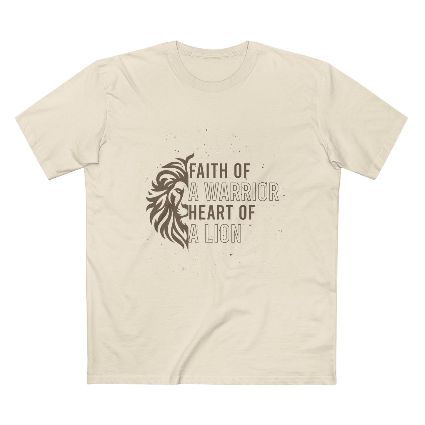 Faith of a Warrior Heart of a Lion T-shirt