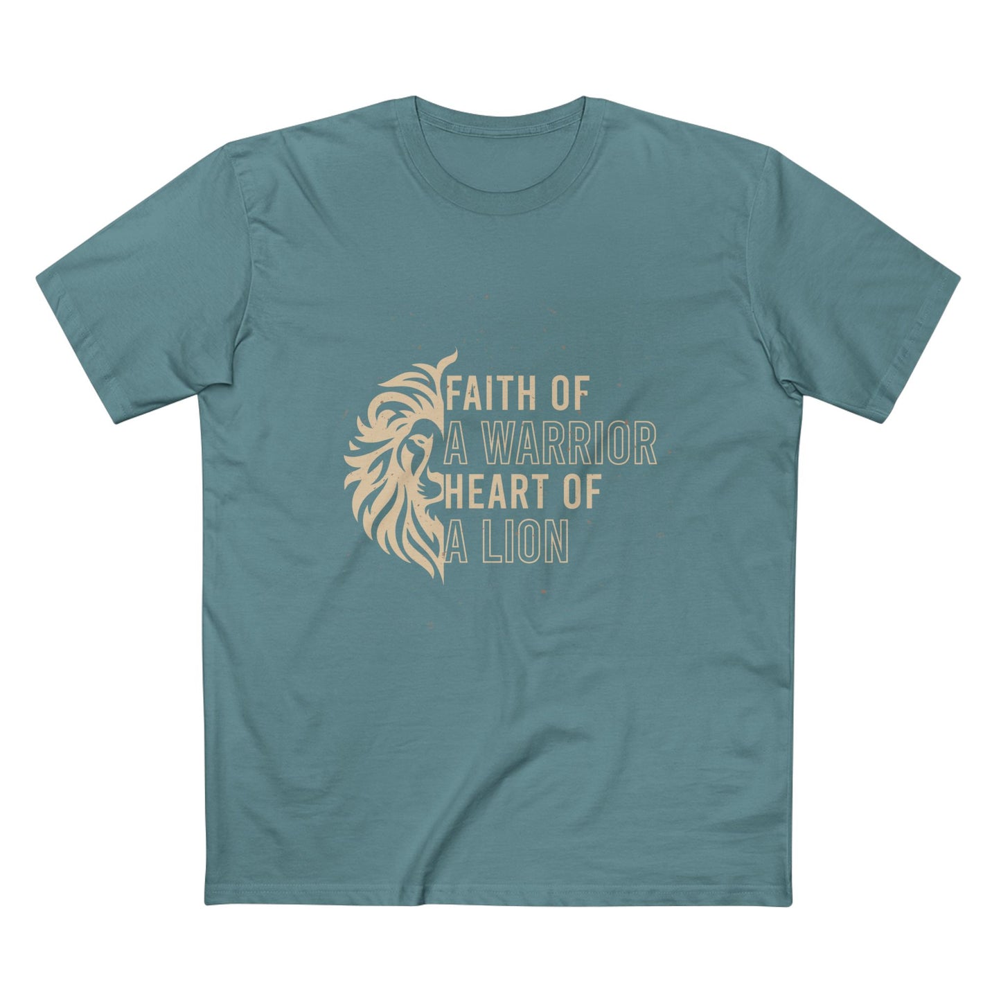 Faith of a Warrior Heart of a Lion T-shirt