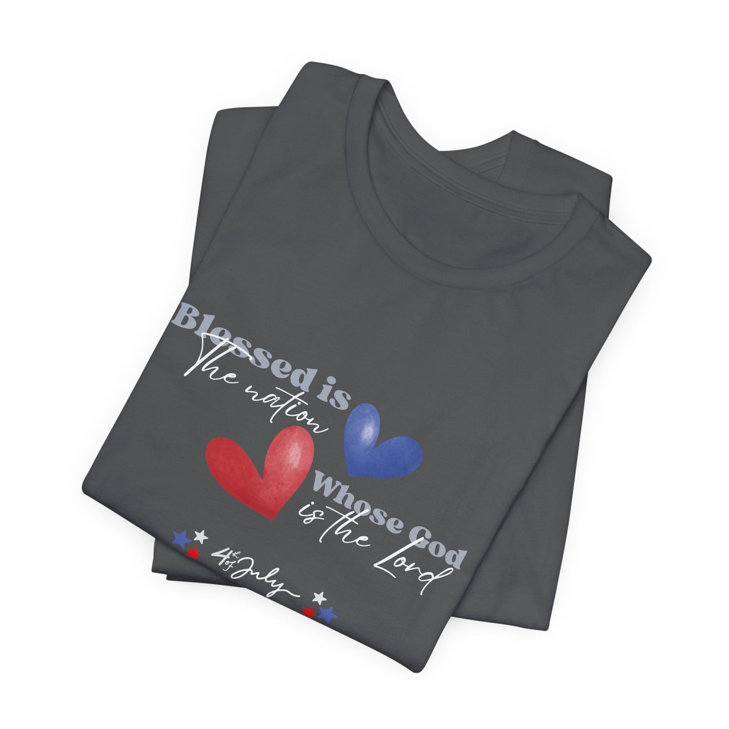 Blessed is the Nation Whose God is the Lord Unisex T-Shirt
