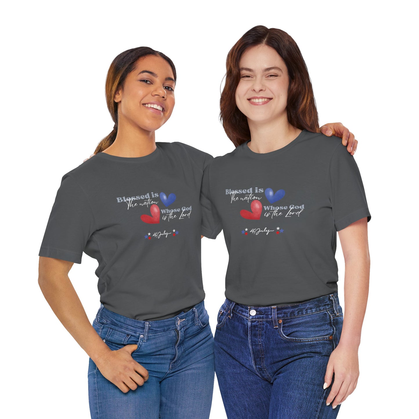 Blessed is the Nation Whose God is the Lord Unisex T-Shirt