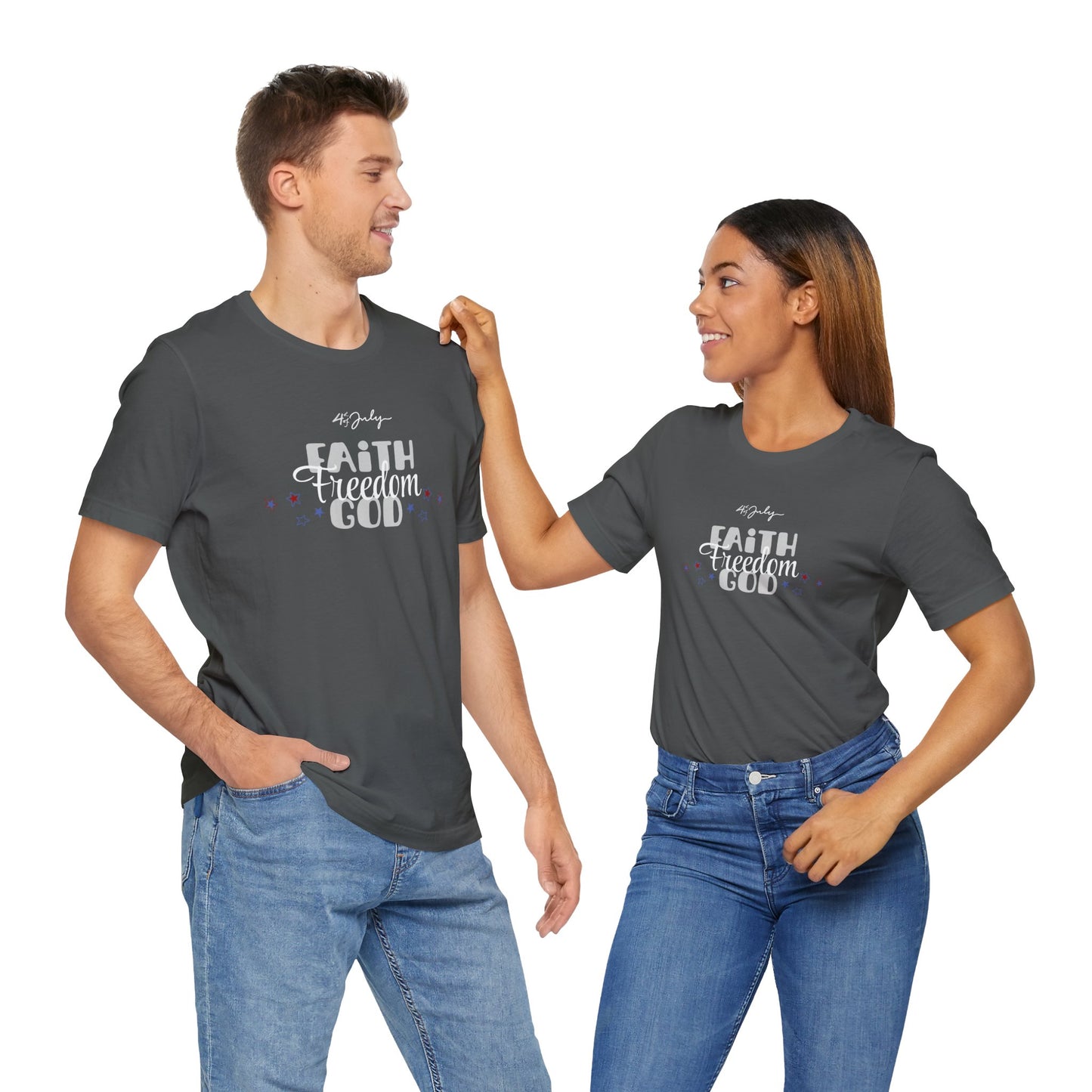 Faith, Freedom, God Unisex T-Shirt