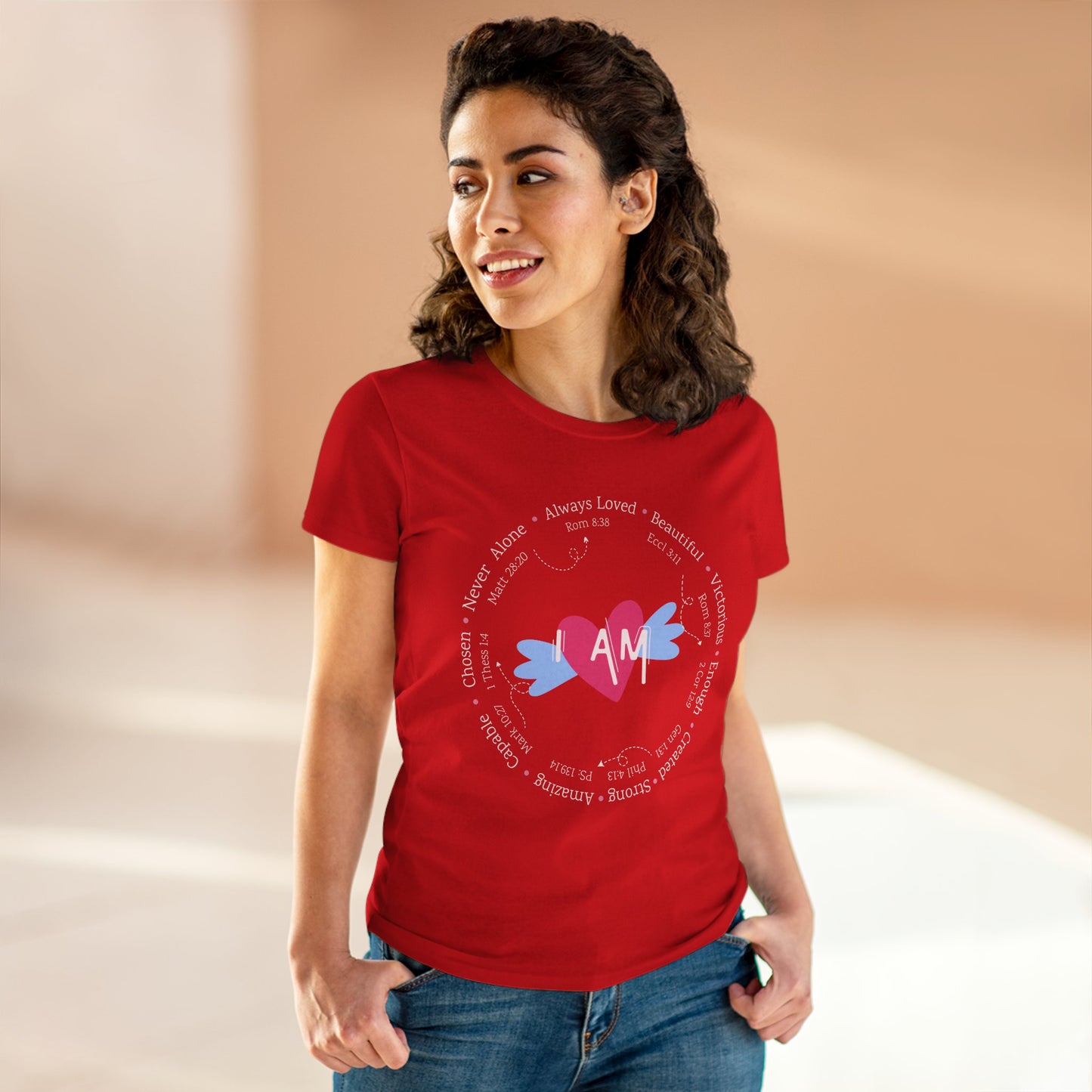 Heartfelt Affirmation "I am" T-shirt