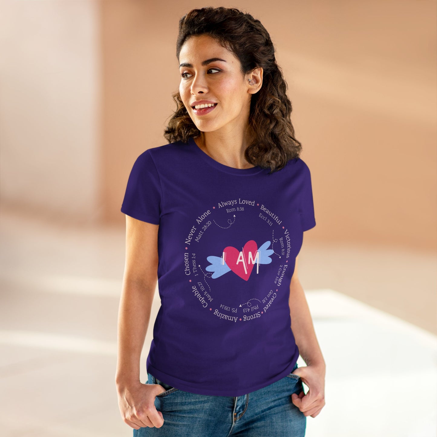 Heartfelt Affirmation "I am" T-shirt