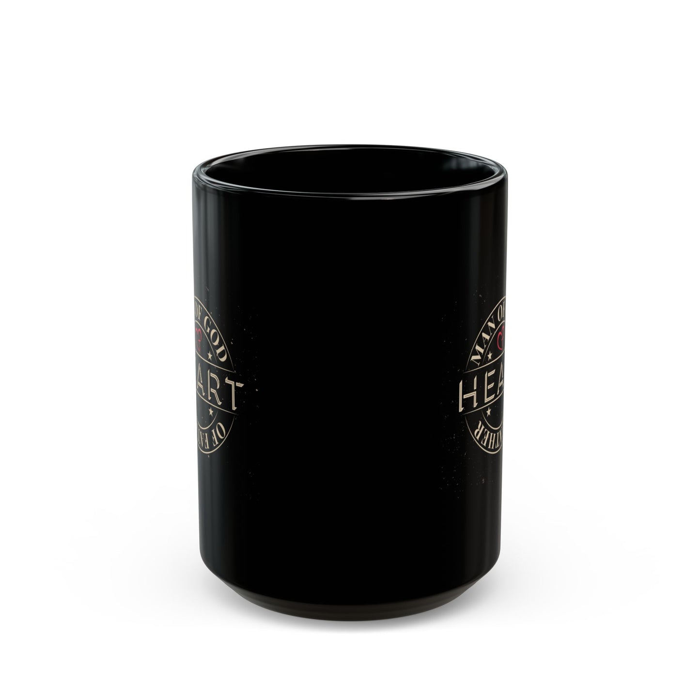Man of God Heart of Father Coffee Mug