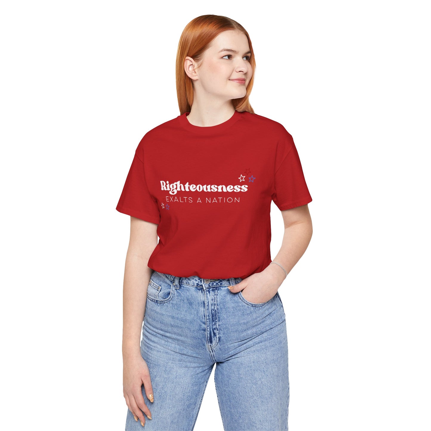 Righteousness Exalts a Nation Unisex T-Shirt