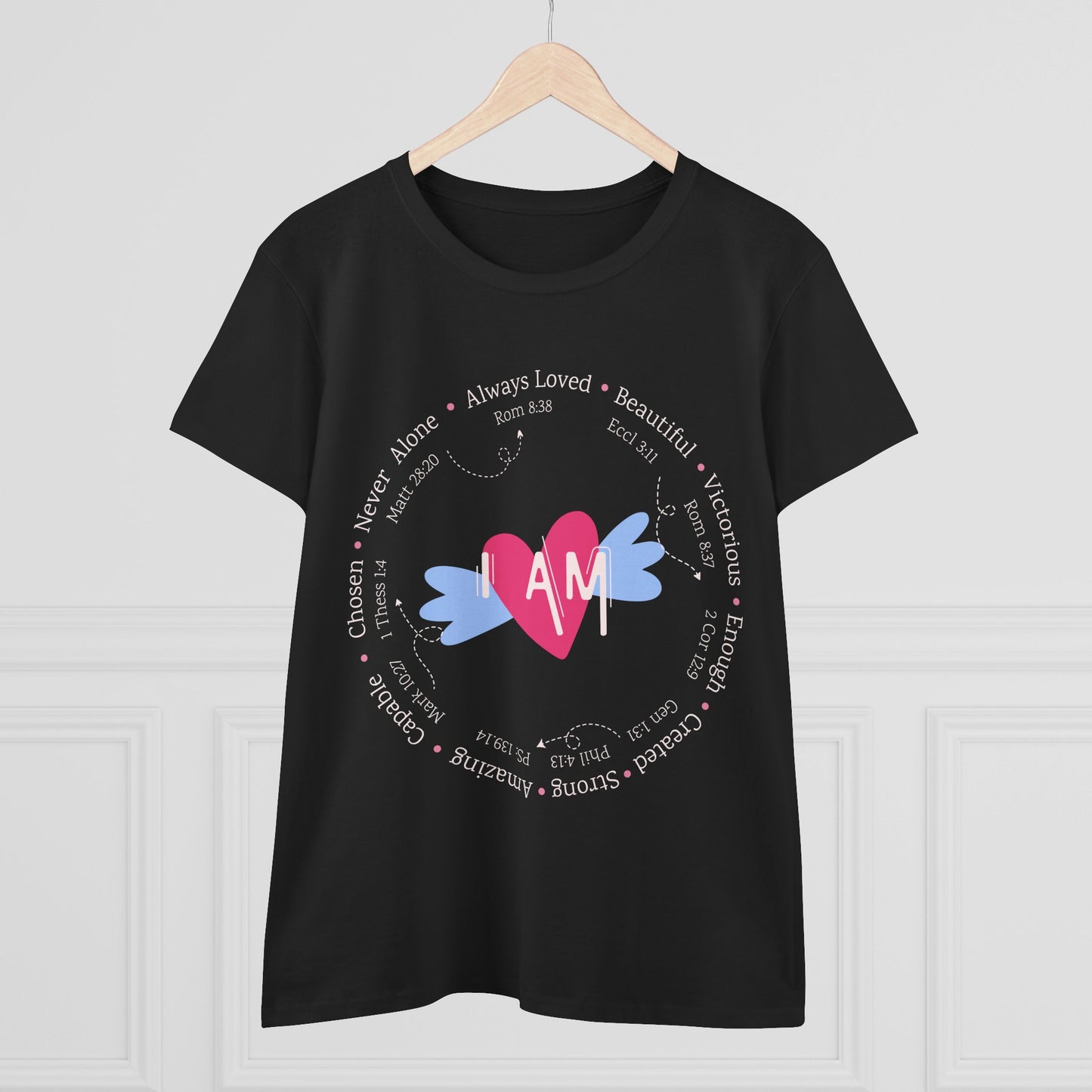Heartfelt Affirmation "I am" T-shirt