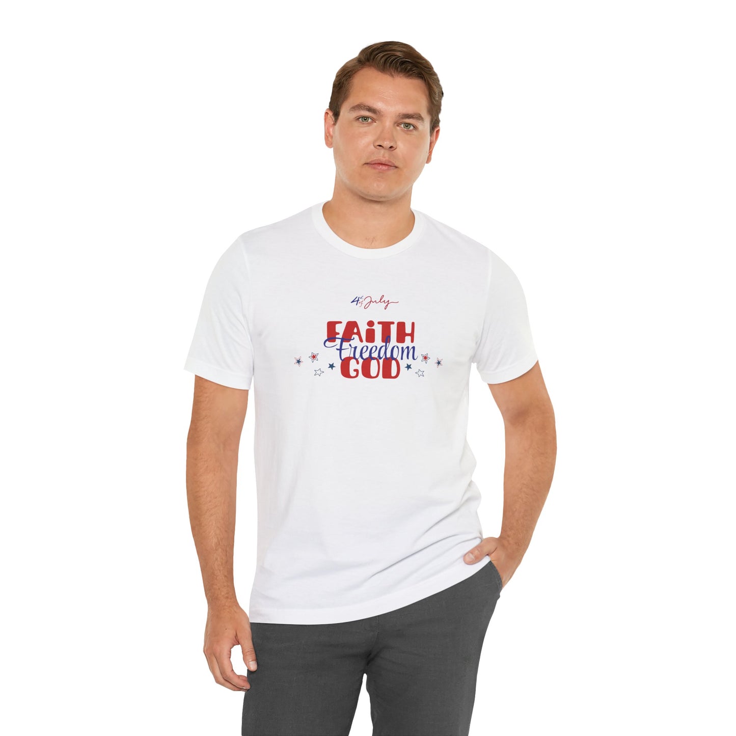 Faith, Freedom, God Unisex T-Shirt