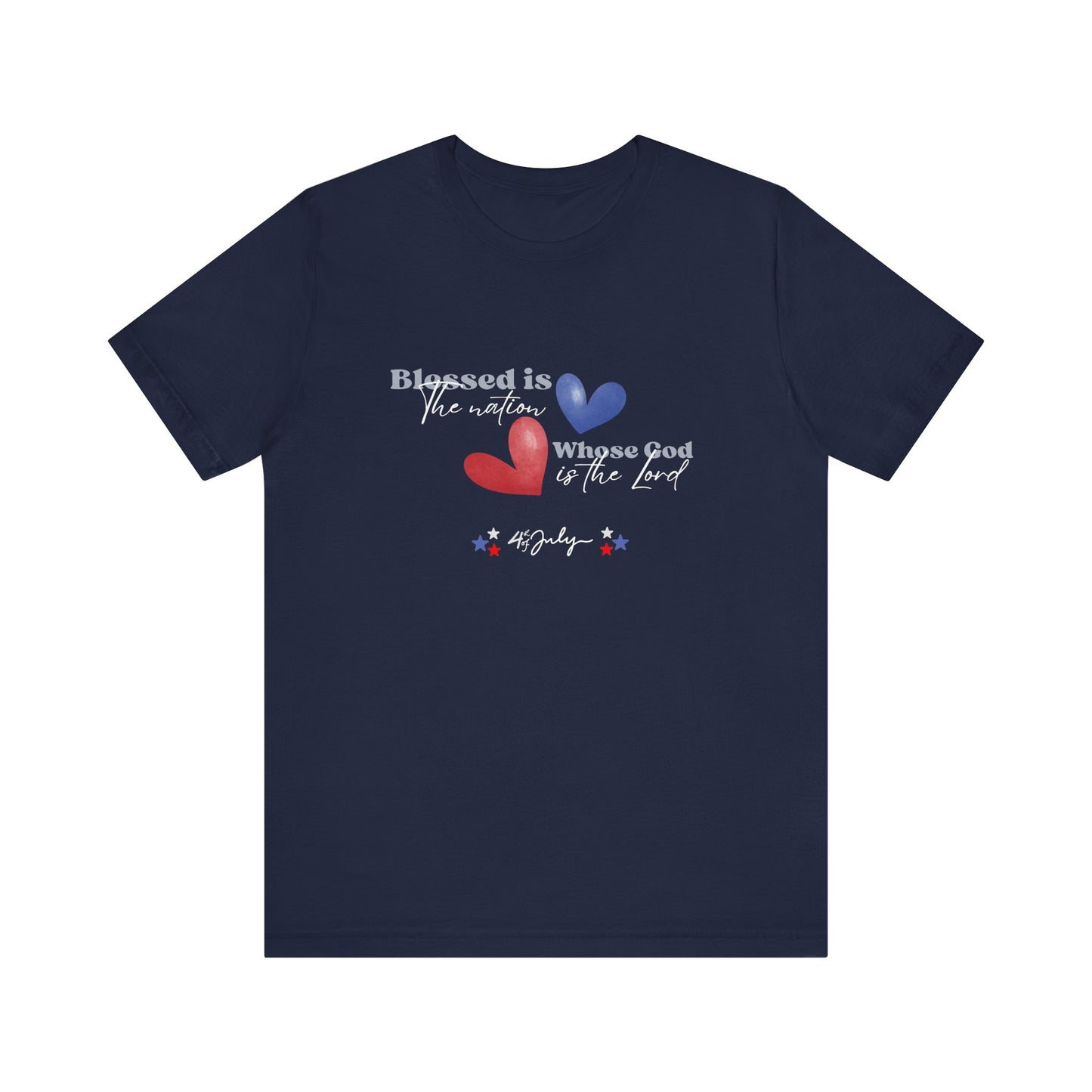 Blessed is the Nation Whose God is the Lord Unisex T-Shirt