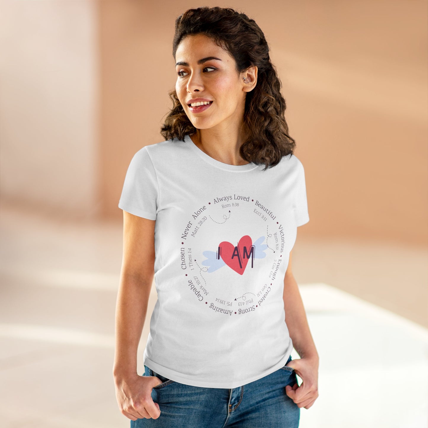 Heartfelt Affirmation "I am" T-shirt