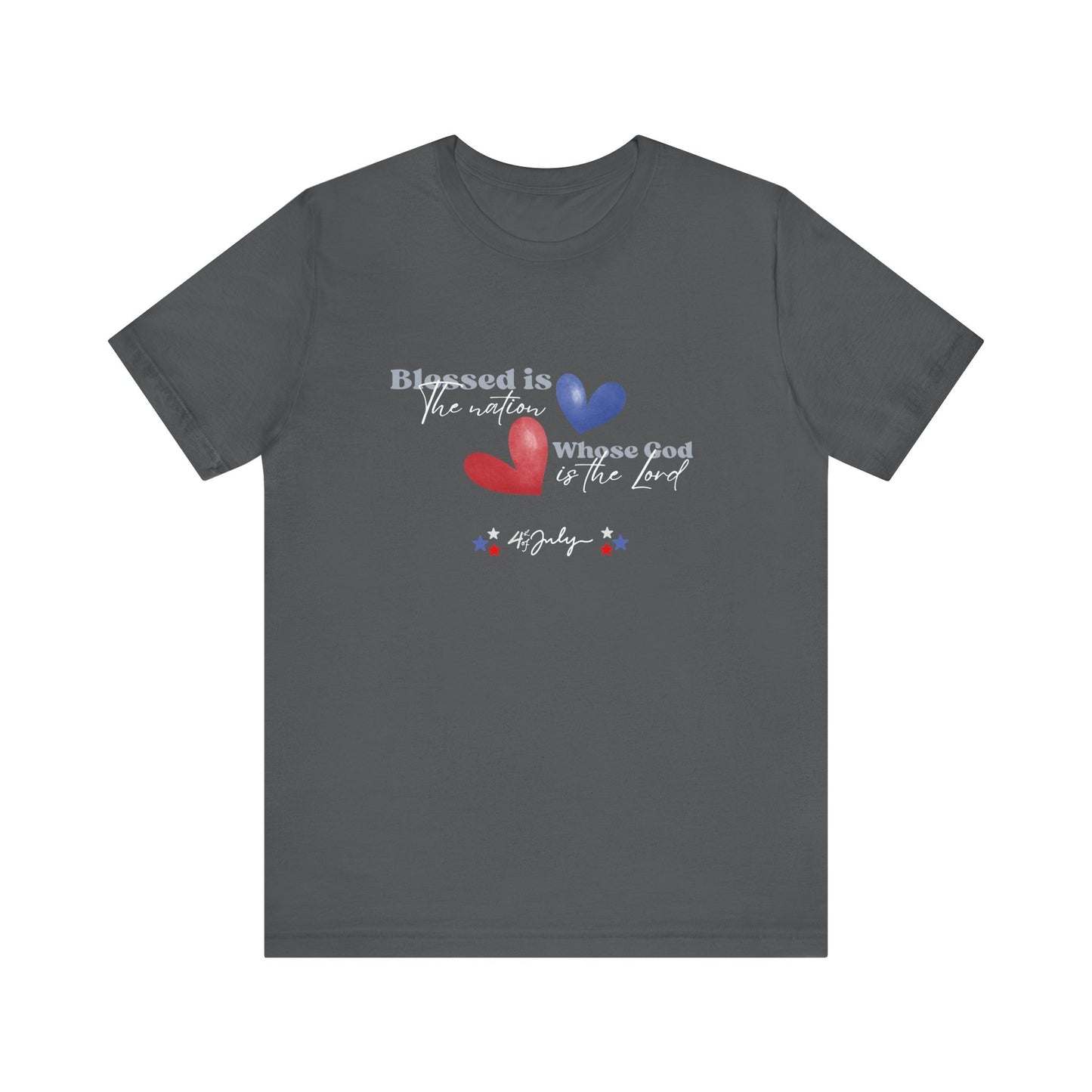 Blessed is the Nation Whose God is the Lord Unisex T-Shirt