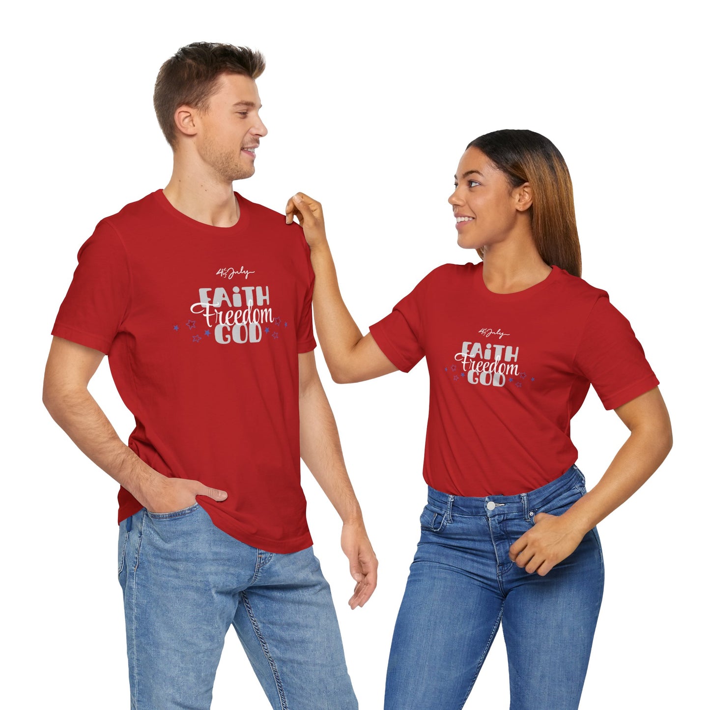 Faith, Freedom, God Unisex T-Shirt