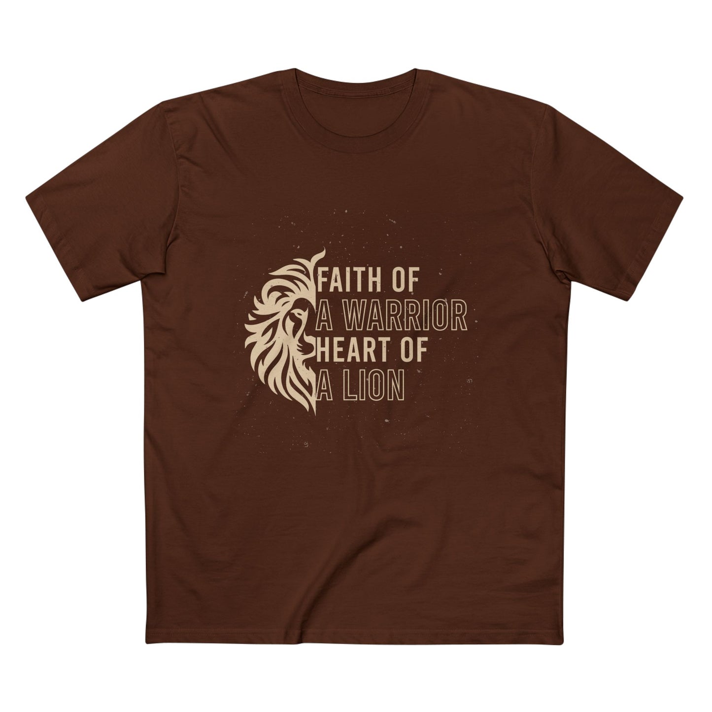 Faith of a Warrior Heart of a Lion T-shirt