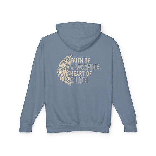 Faith of a Warrior Heart of a Lion Hoodie