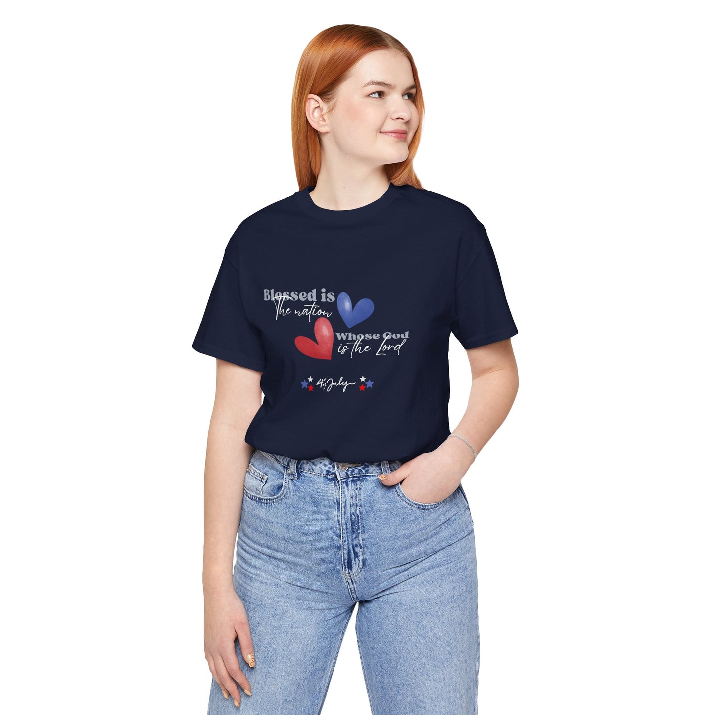 Blessed is the Nation Whose God is the Lord Unisex T-Shirt