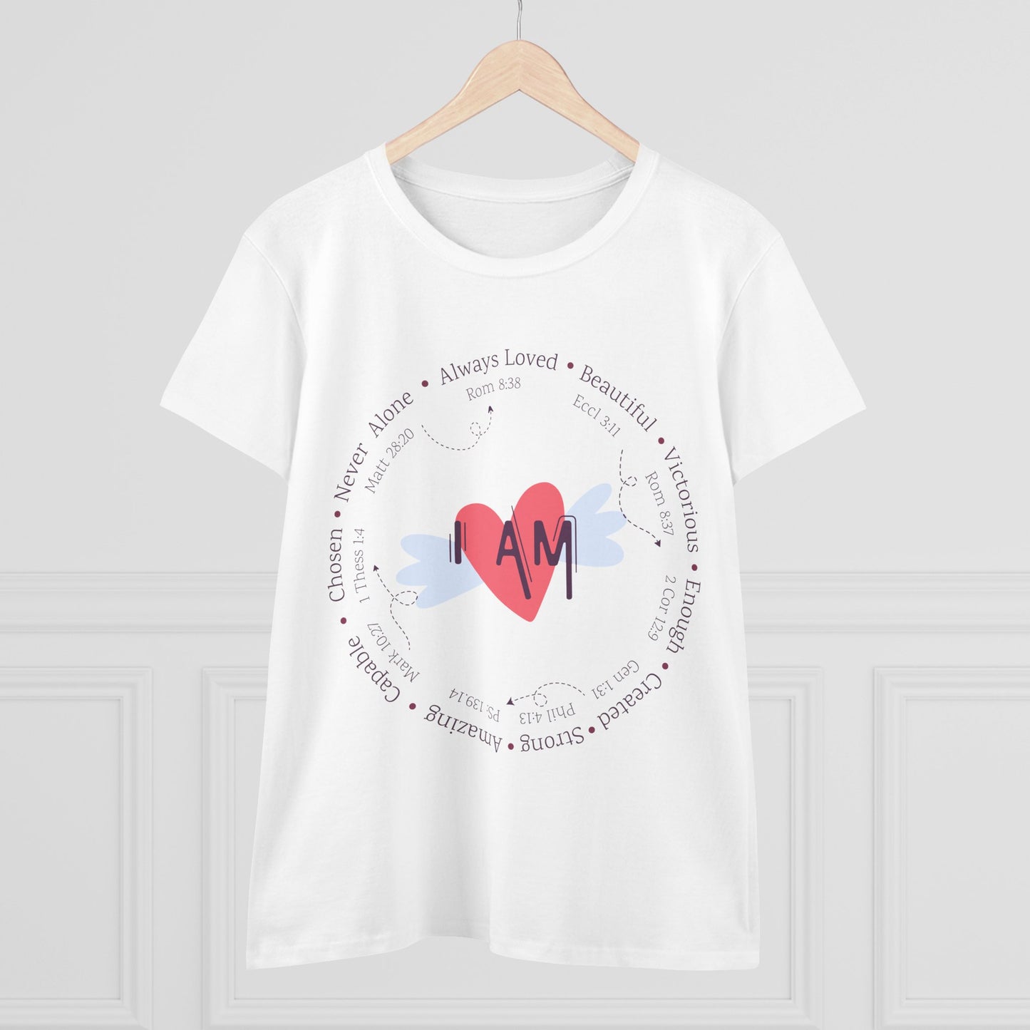 Heartfelt Affirmation "I am" T-shirt