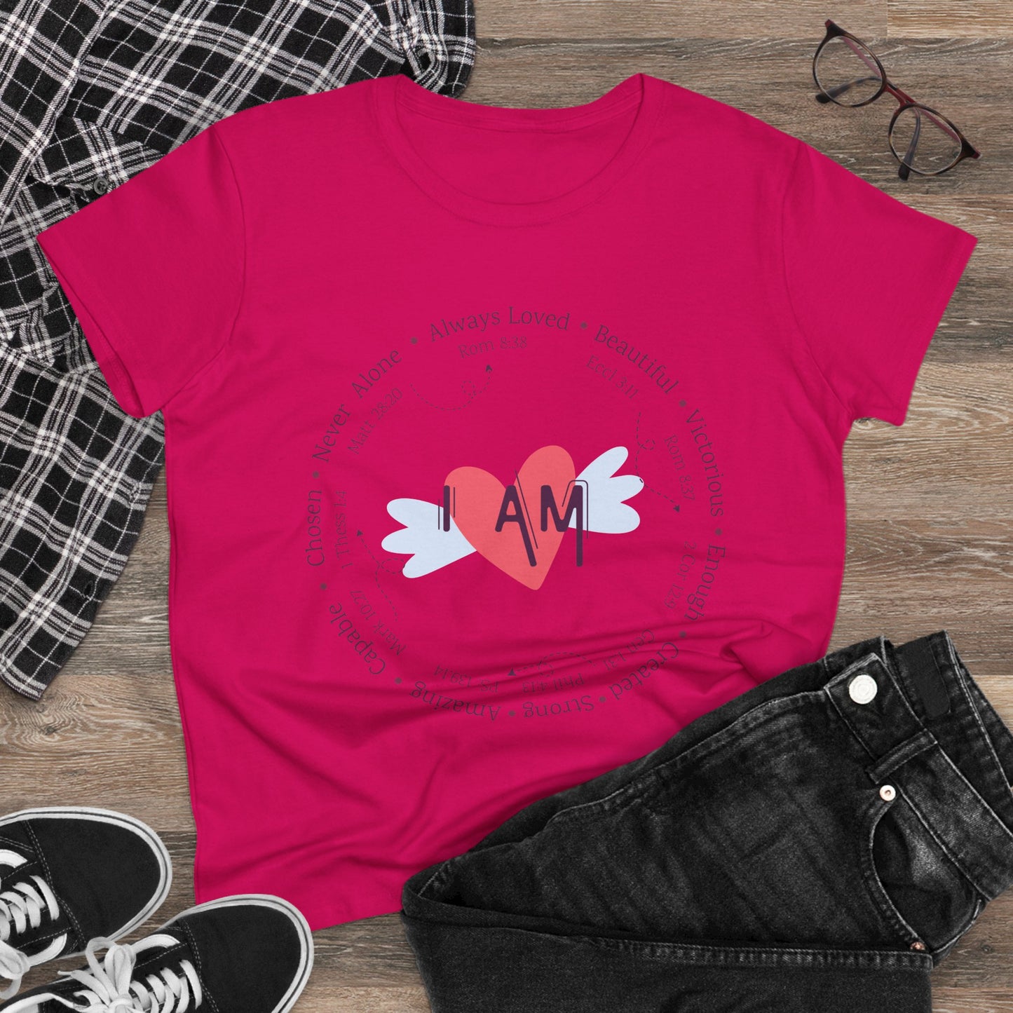 Heartfelt Affirmation "I am" T-shirt