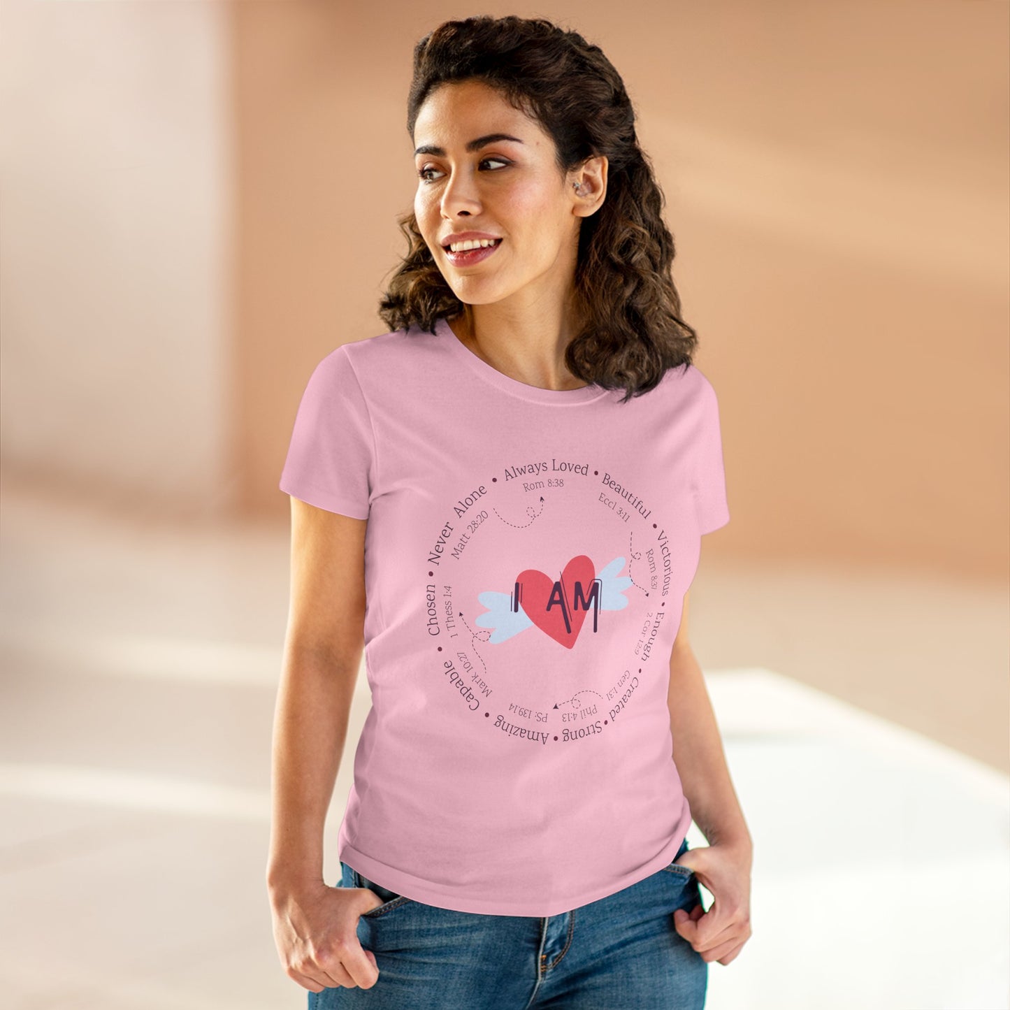 Heartfelt Affirmation "I am" T-shirt