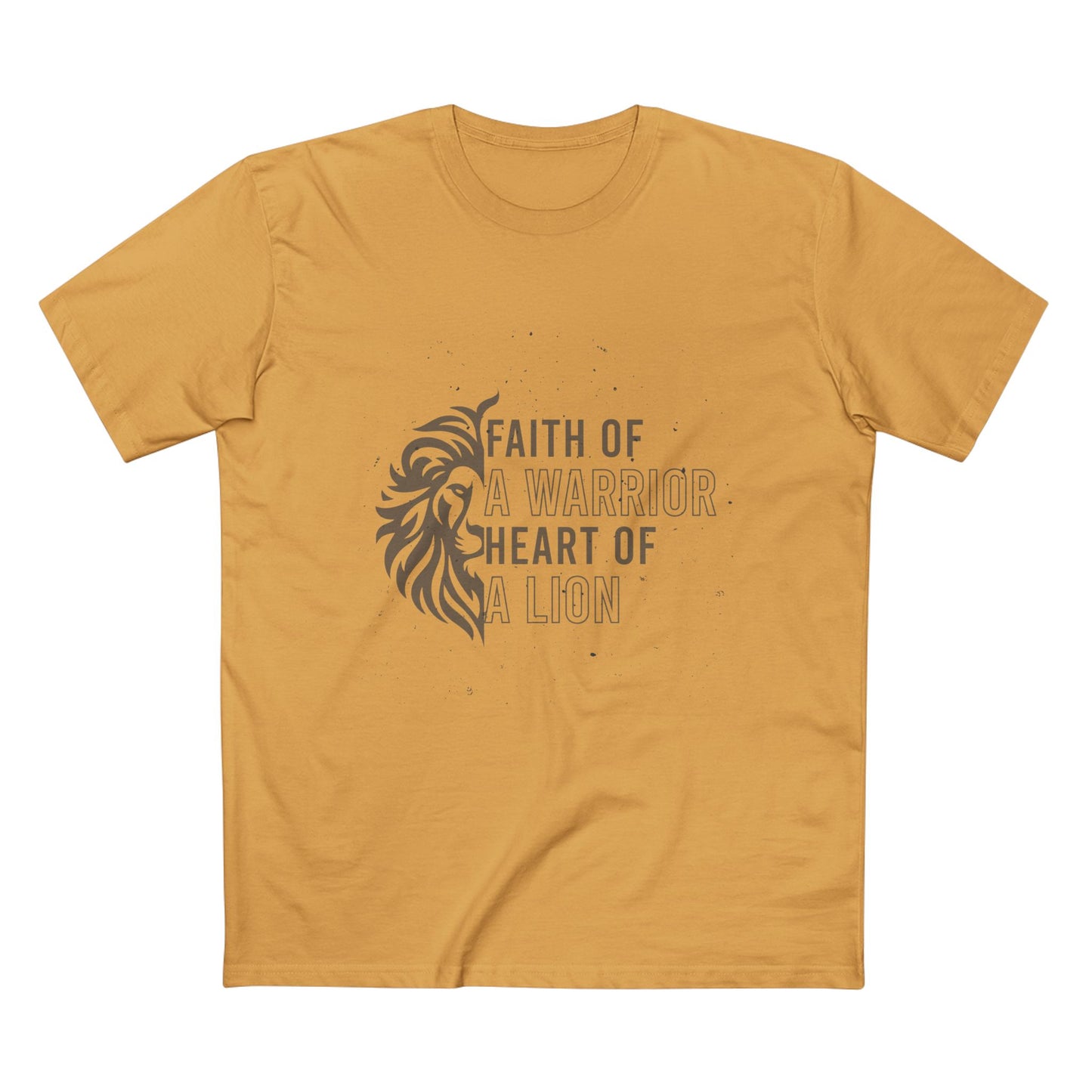 Faith of a Warrior Heart of a Lion T-shirt