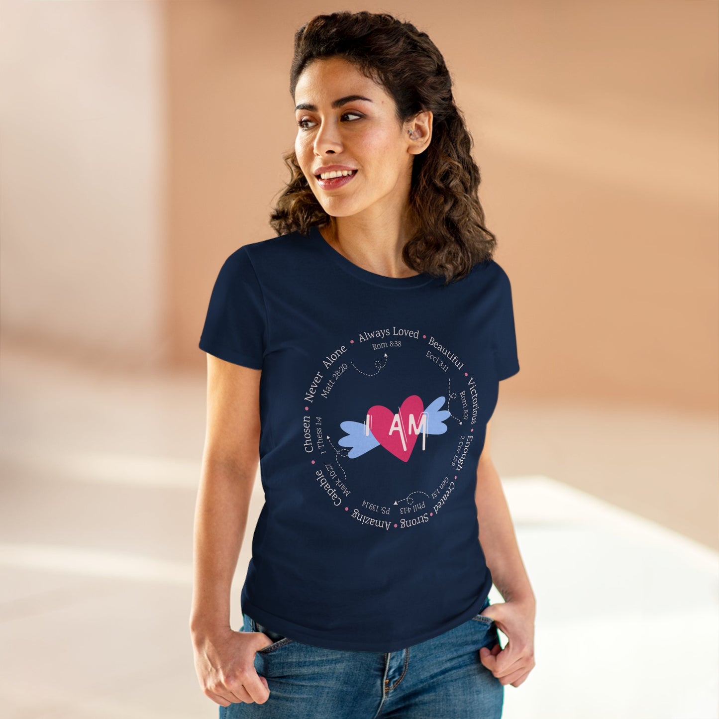 Heartfelt Affirmation "I am" T-shirt