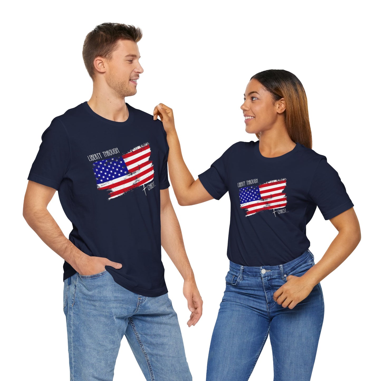 Liberty Through Christ Unisex T-Shirt