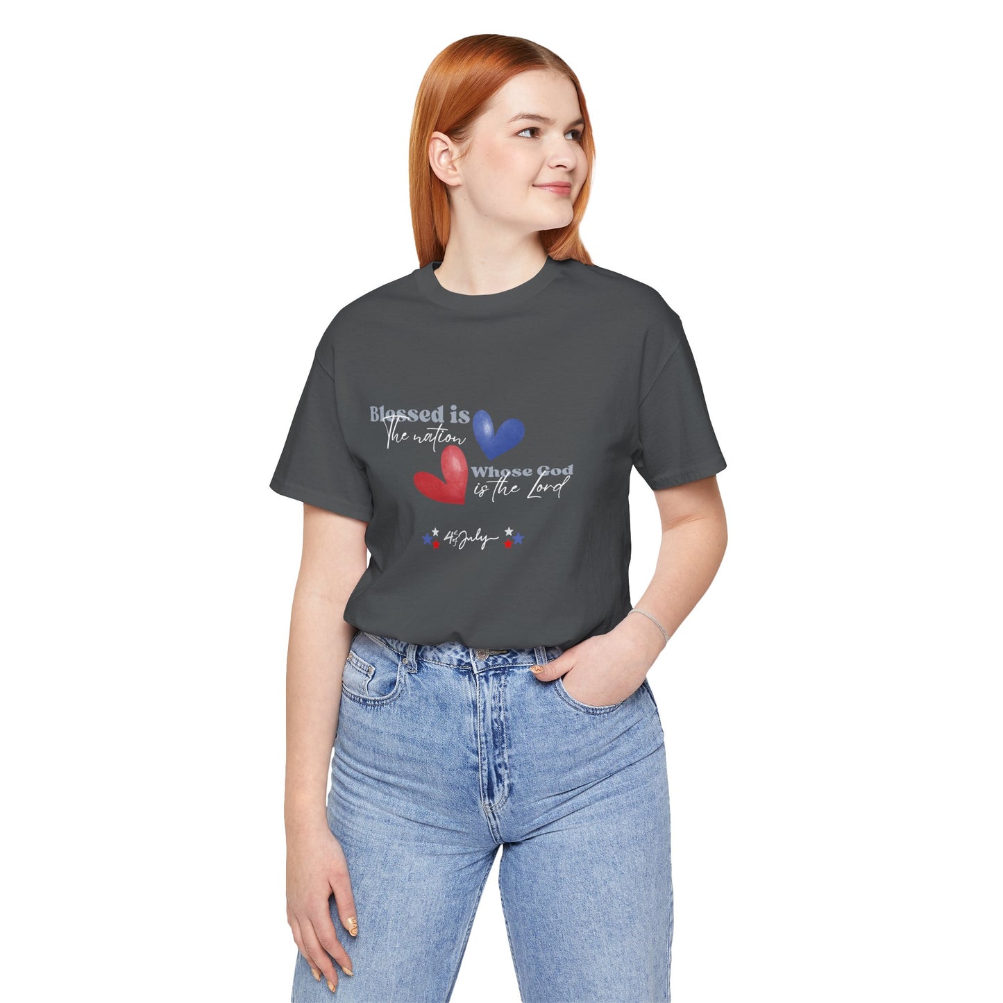 Blessed is the Nation Whose God is the Lord Unisex T-Shirt