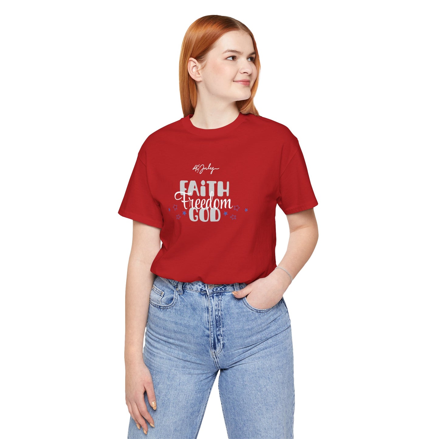 Faith, Freedom, God Unisex T-Shirt