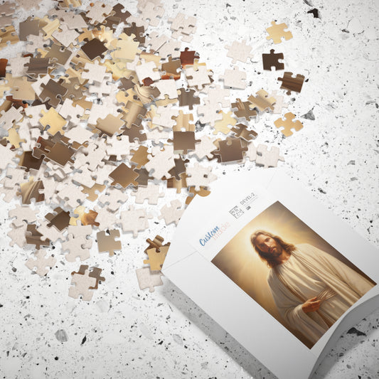 Radiant Jesus Puzzle - Inspiring Faith at Every Piece (110-piece)