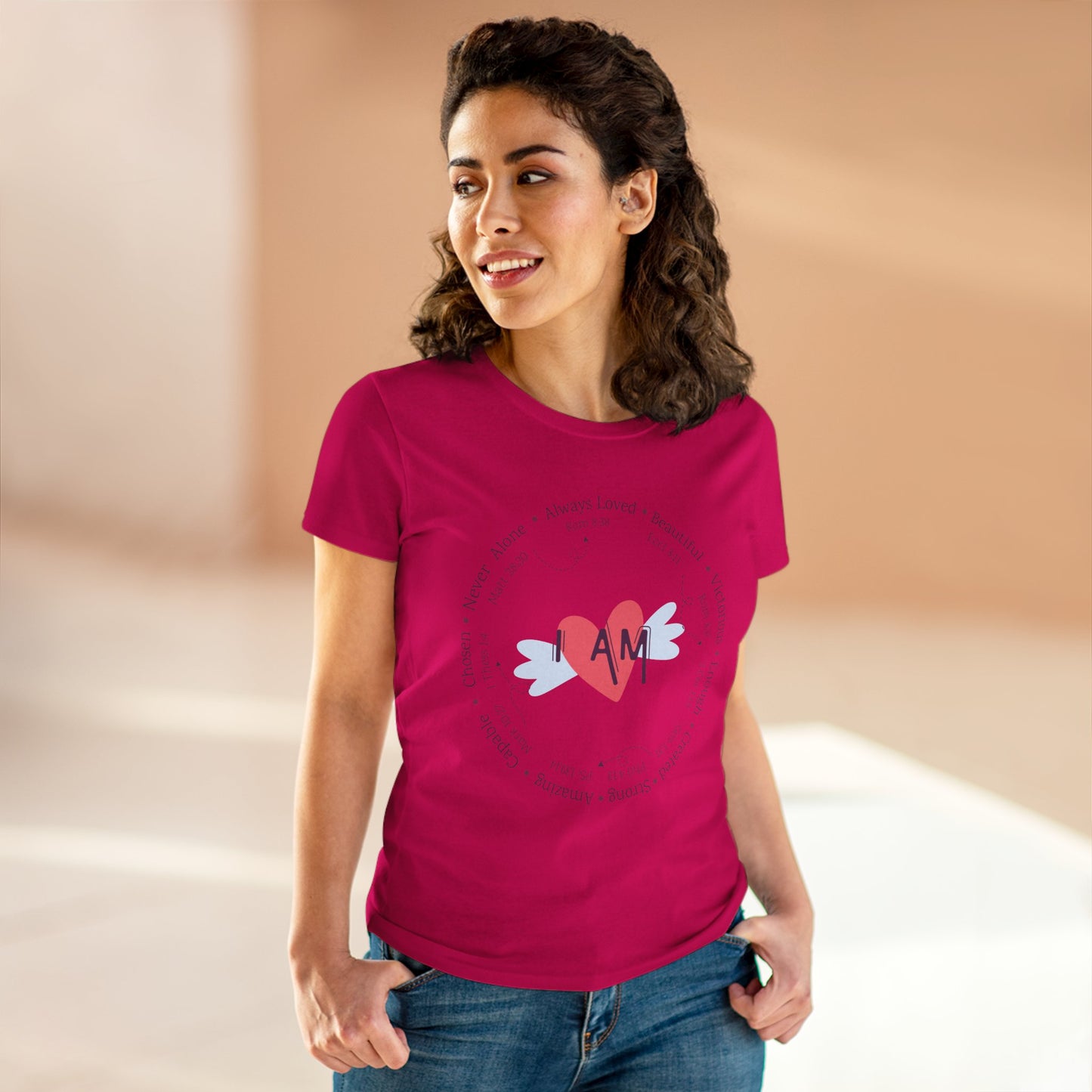 Heartfelt Affirmation "I am" T-shirt