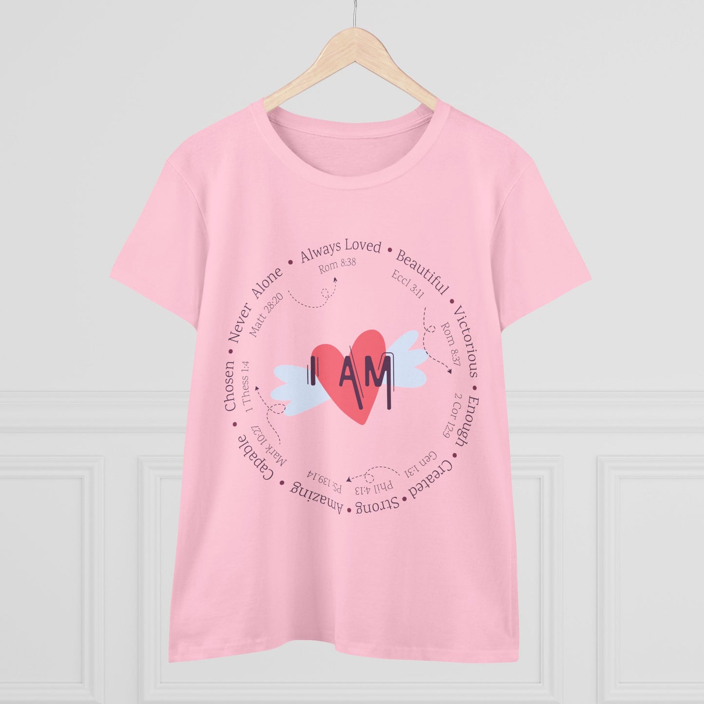Heartfelt Affirmation "I am" T-shirt