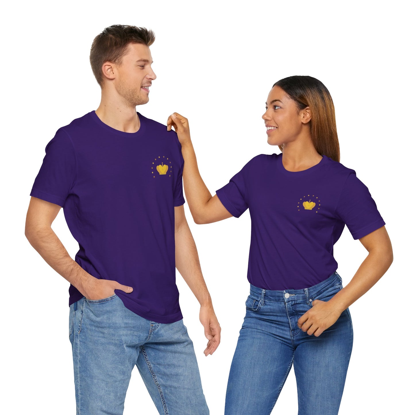 Small Crown of the Virgin Mary - DEIGEX logo T-shirt