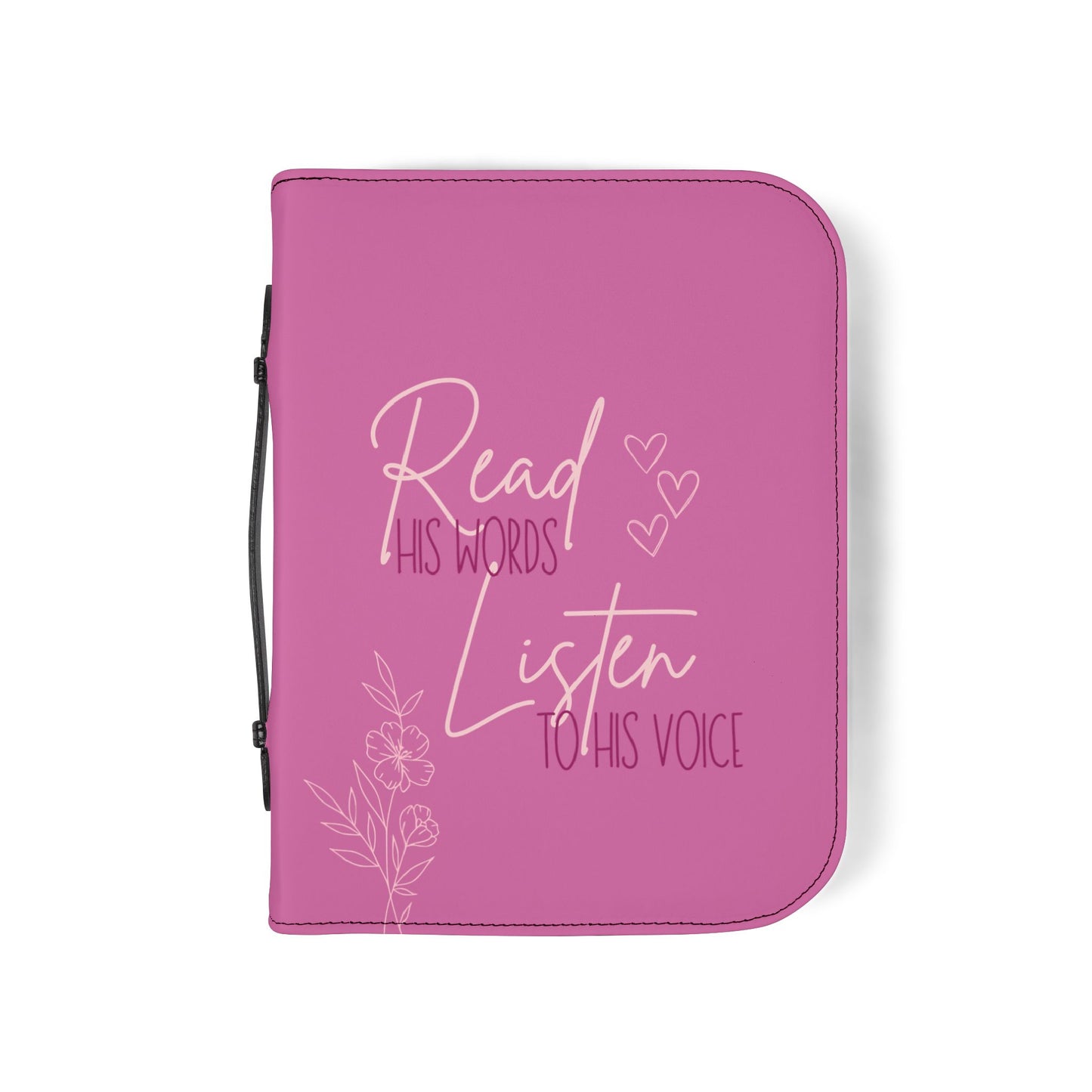 Read His Words Listen to His Voice - Bible Cover