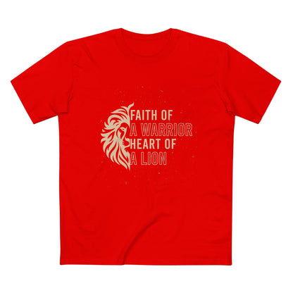 Faith of a Warrior Heart of a Lion T-shirt