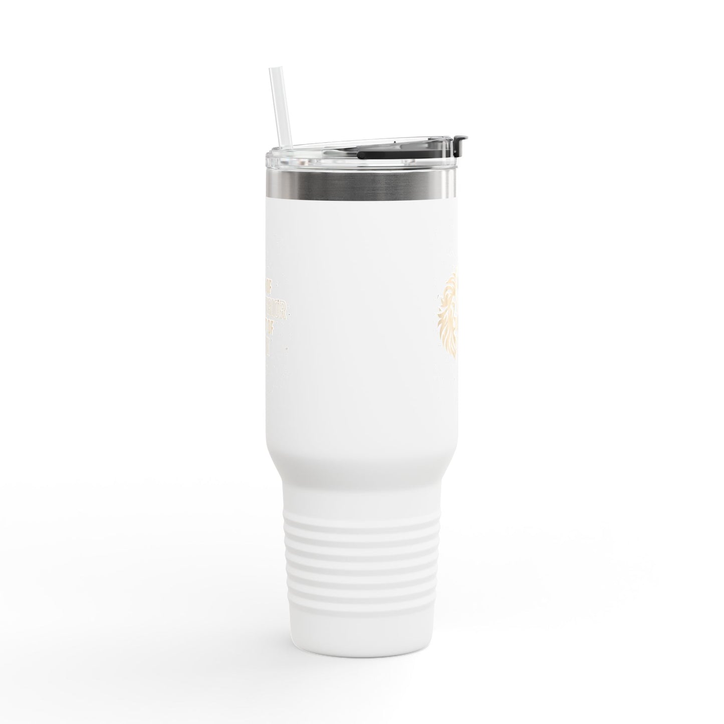 Faith of a Warrior Heart of a Lion Travel Mug