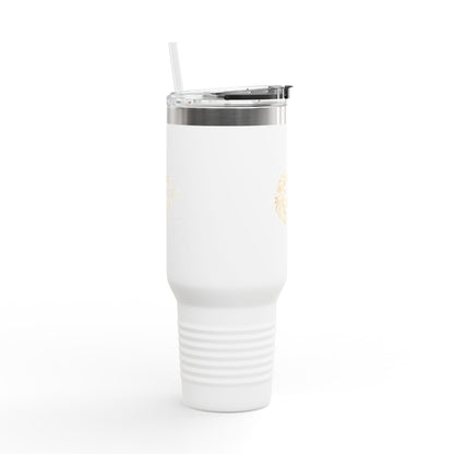 Faith of a Warrior Heart of a Lion Travel Mug