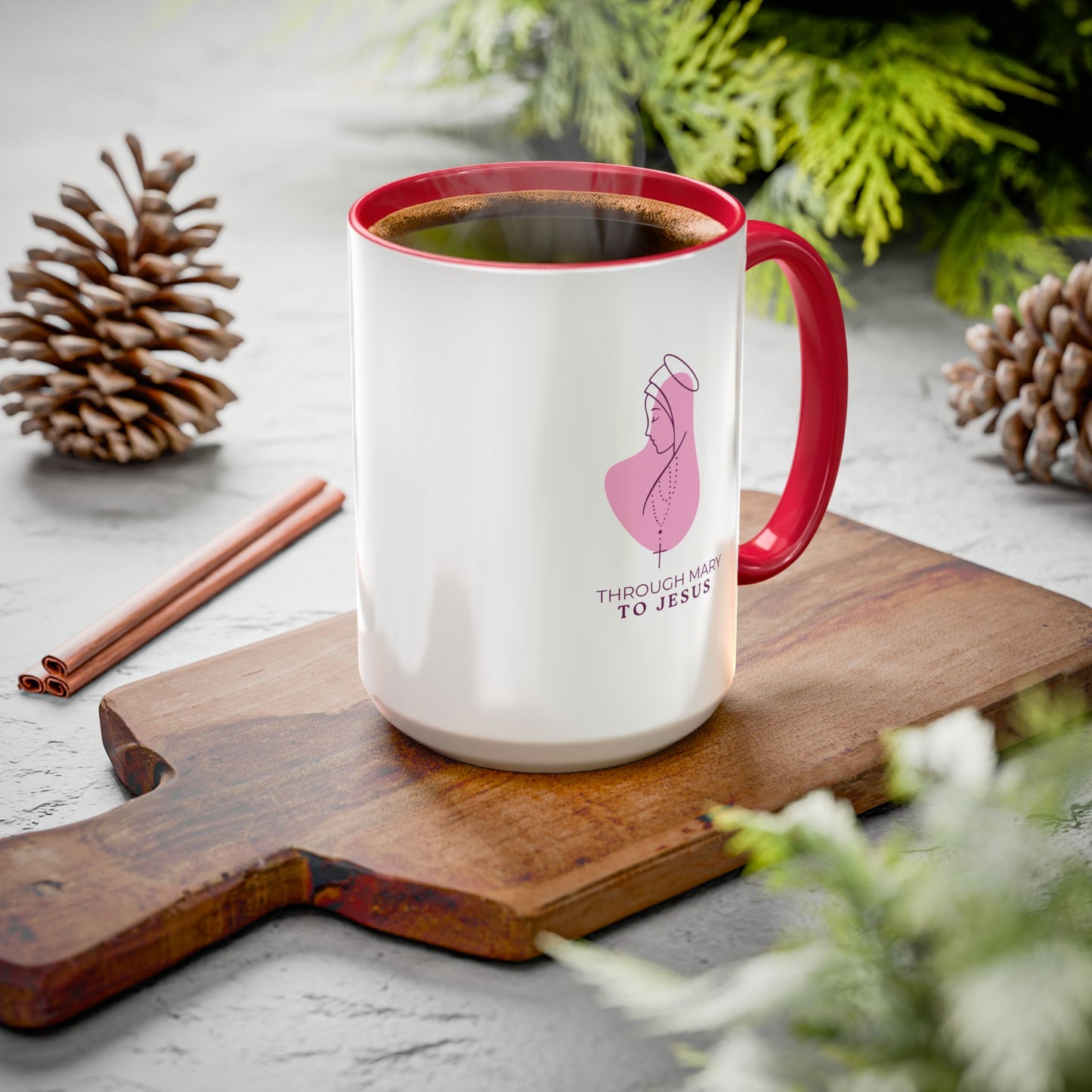 Through Mary To Jesus - Coffee Mug