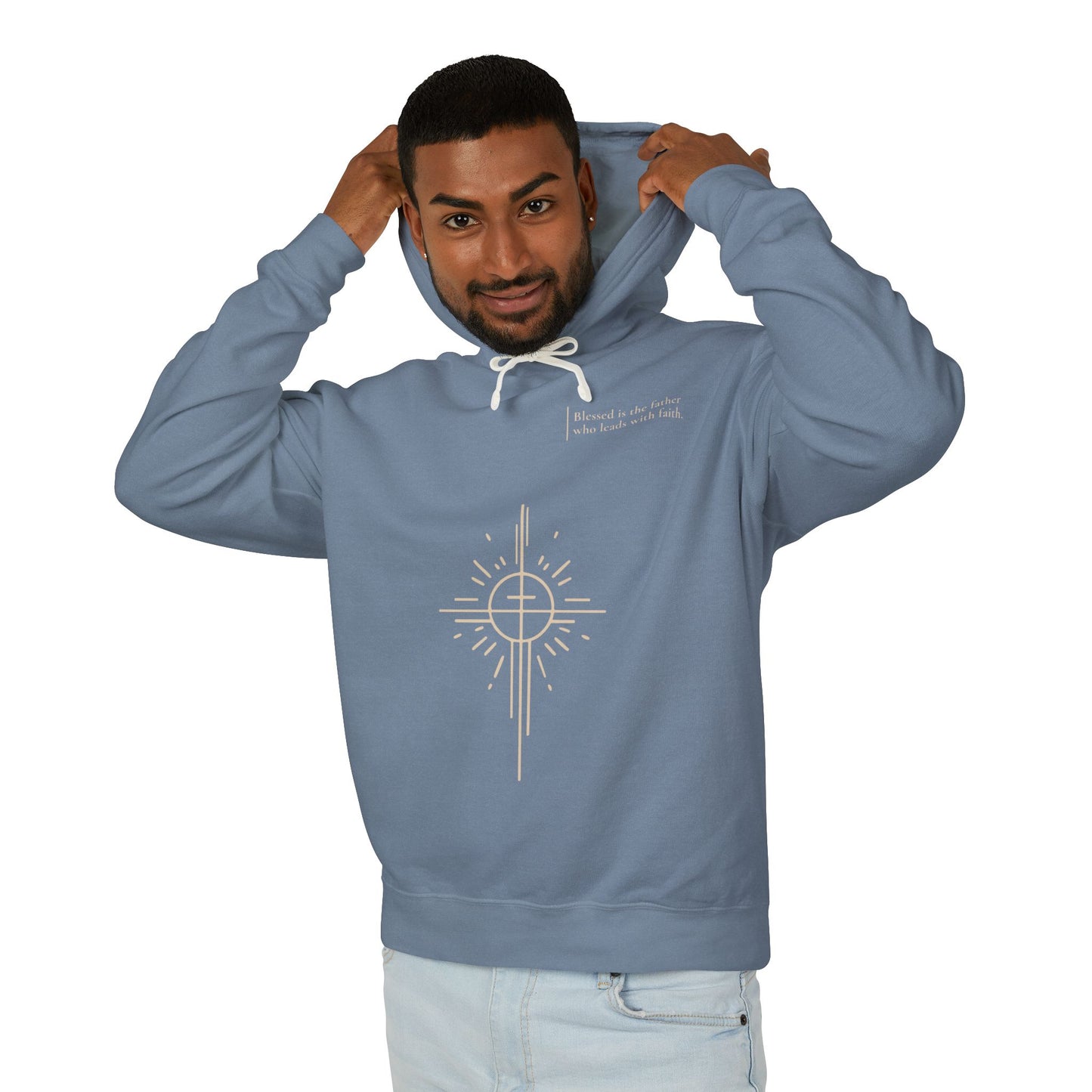Blessed is the Father Who Leads With Faith Hoodie