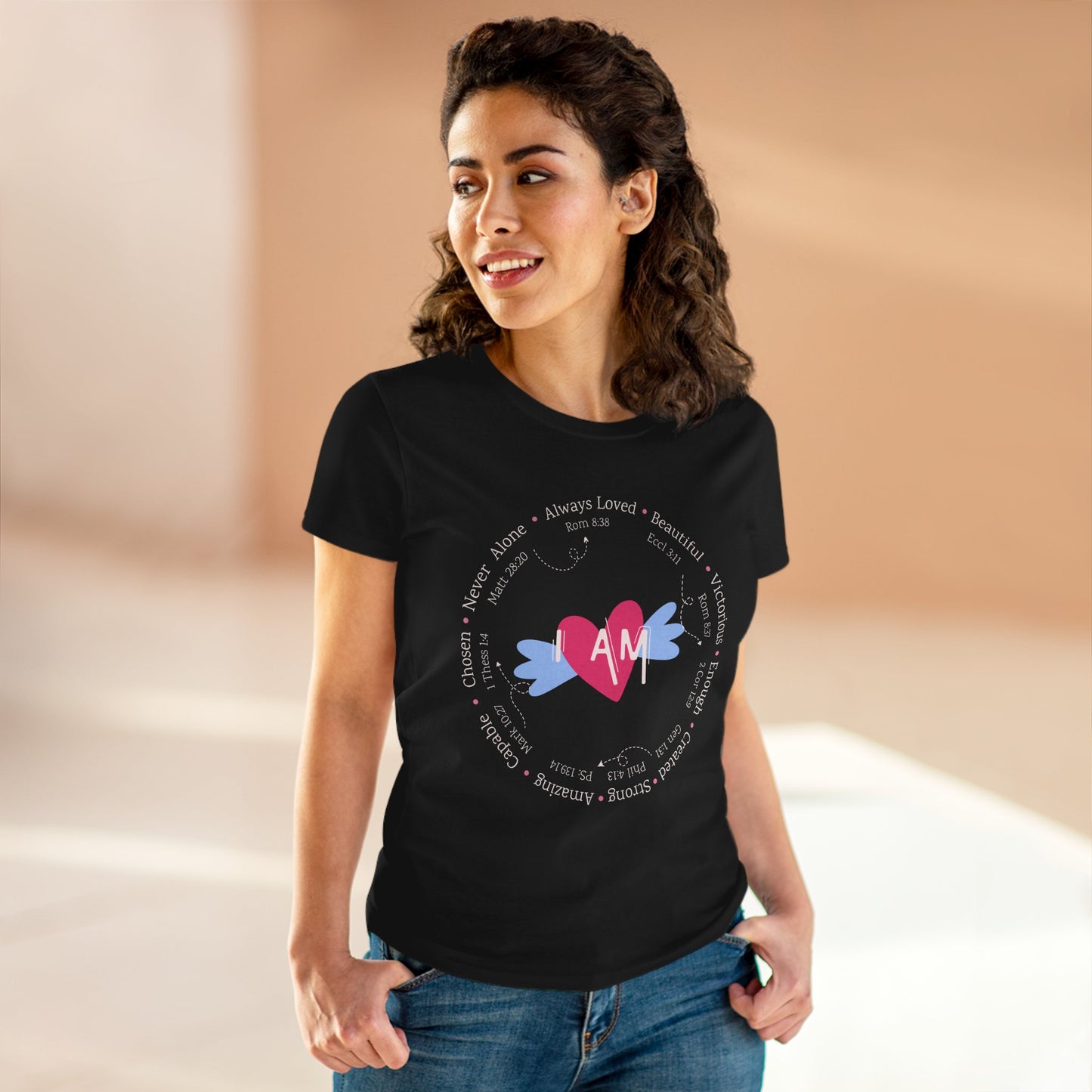 Heartfelt Affirmation "I am" T-shirt